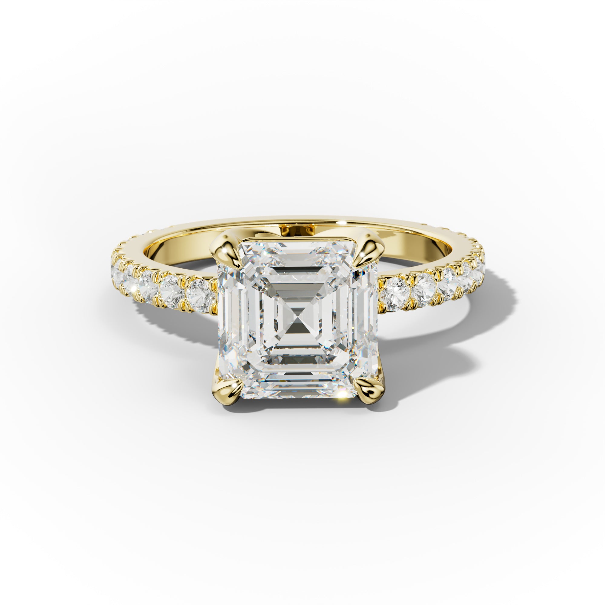 Evelyn Asscher Diamond Engagement Ring