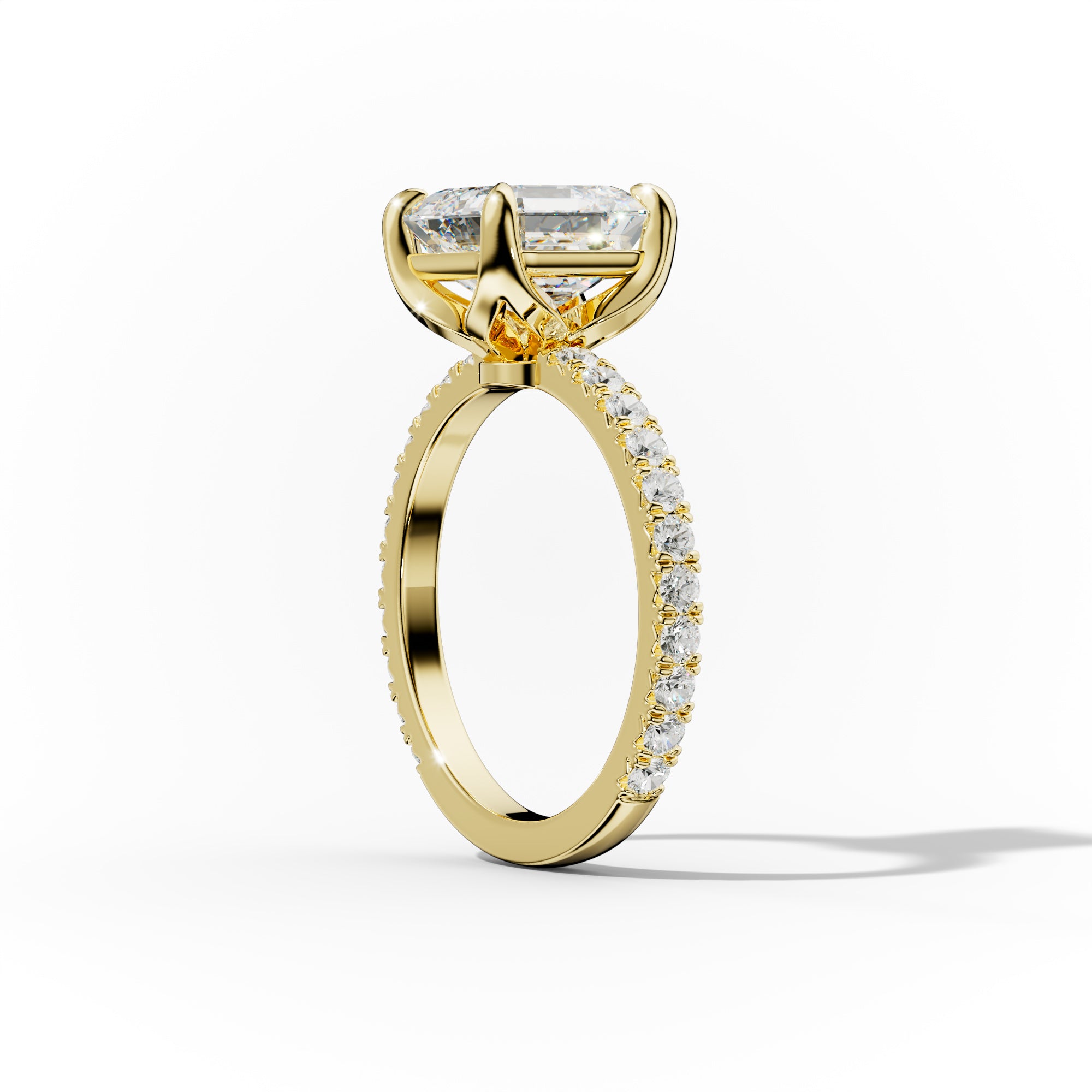 Evelyn Asscher Diamond Engagement Ring