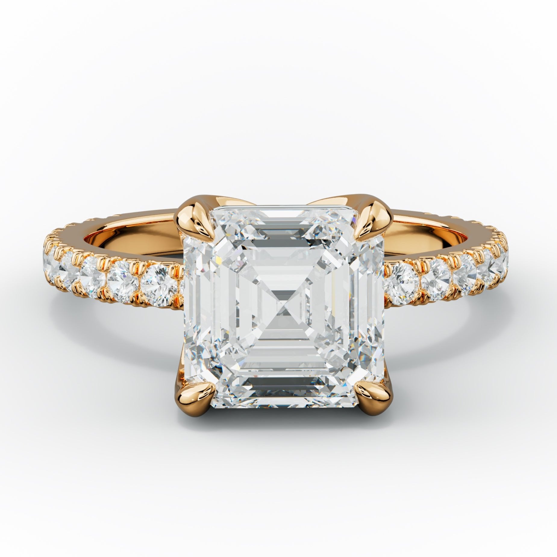 Evelyn Asscher Diamond Engagement Ring