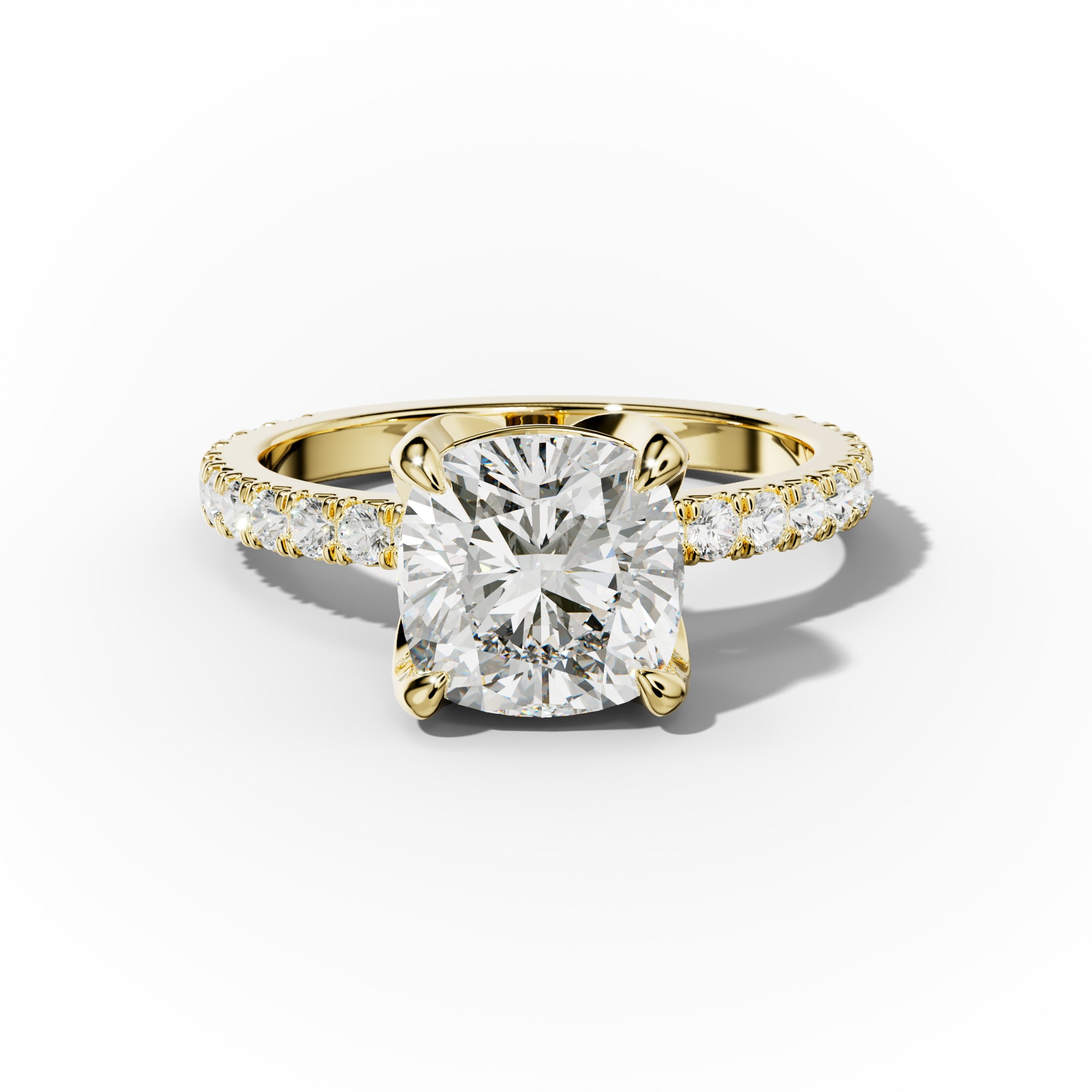Evelyn Cushion Cut Diamond Engagement Ring