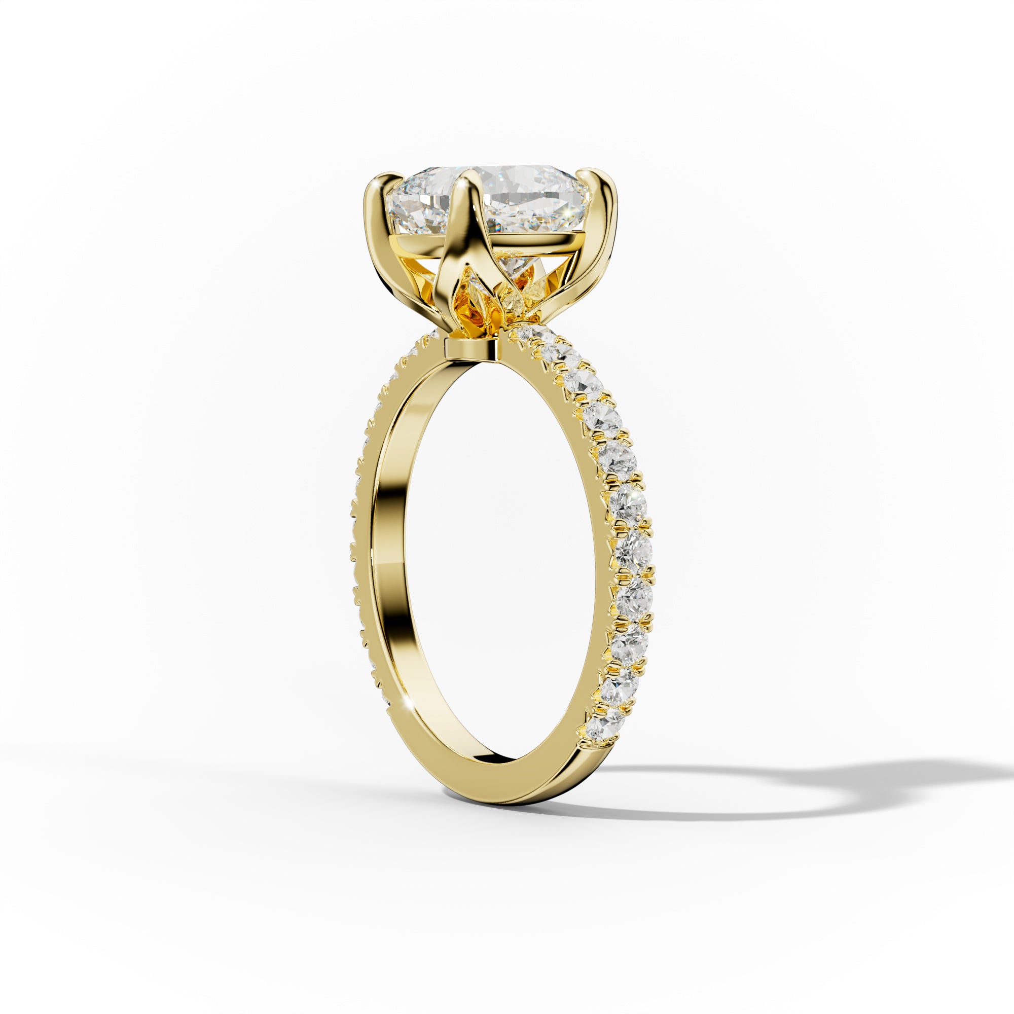 Evelyn Cushion Cut Diamond Engagement Ring