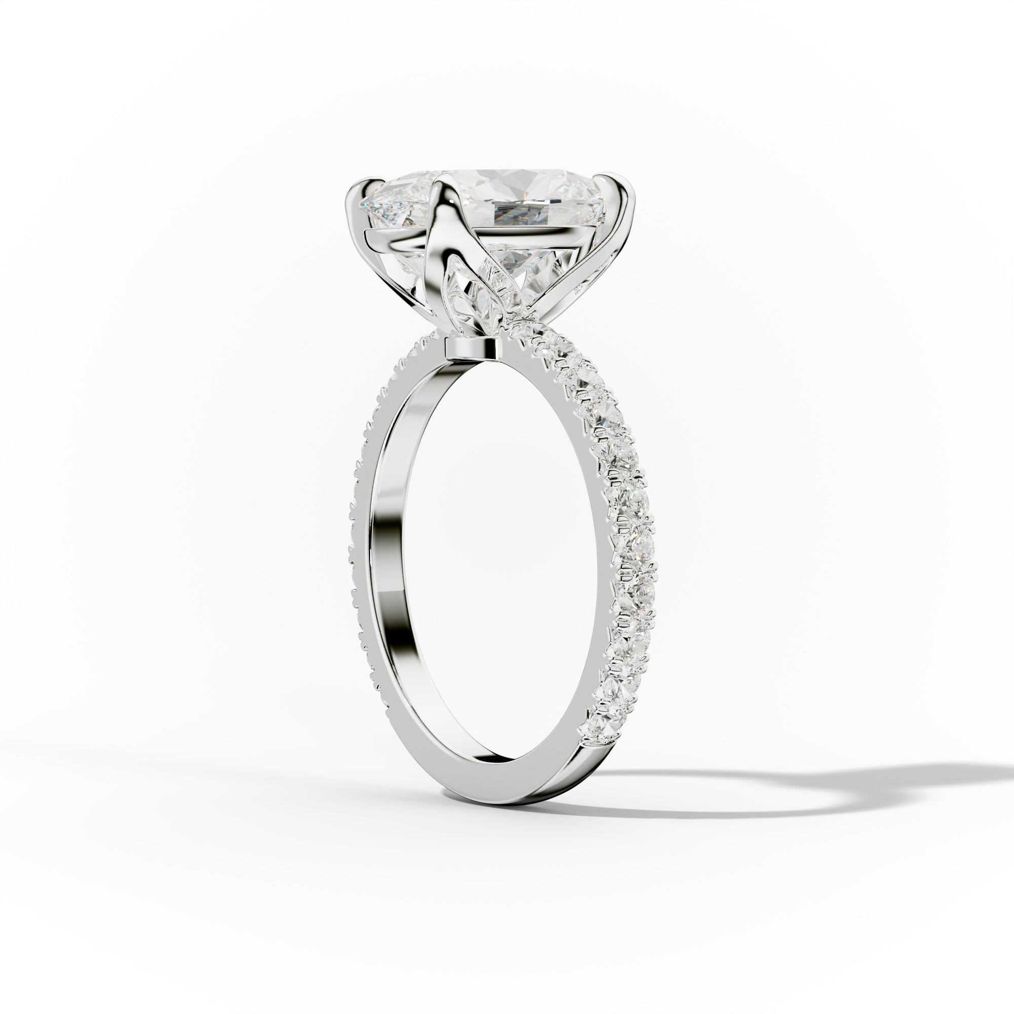 Evelyn Oval Diamond Engagement Ring