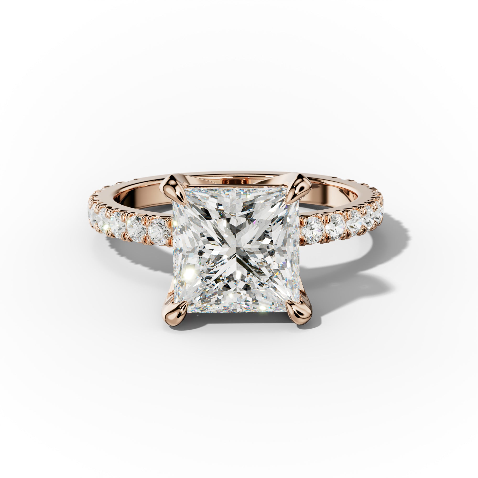 Evelyn Princess Cut Diamond Engagement Ring