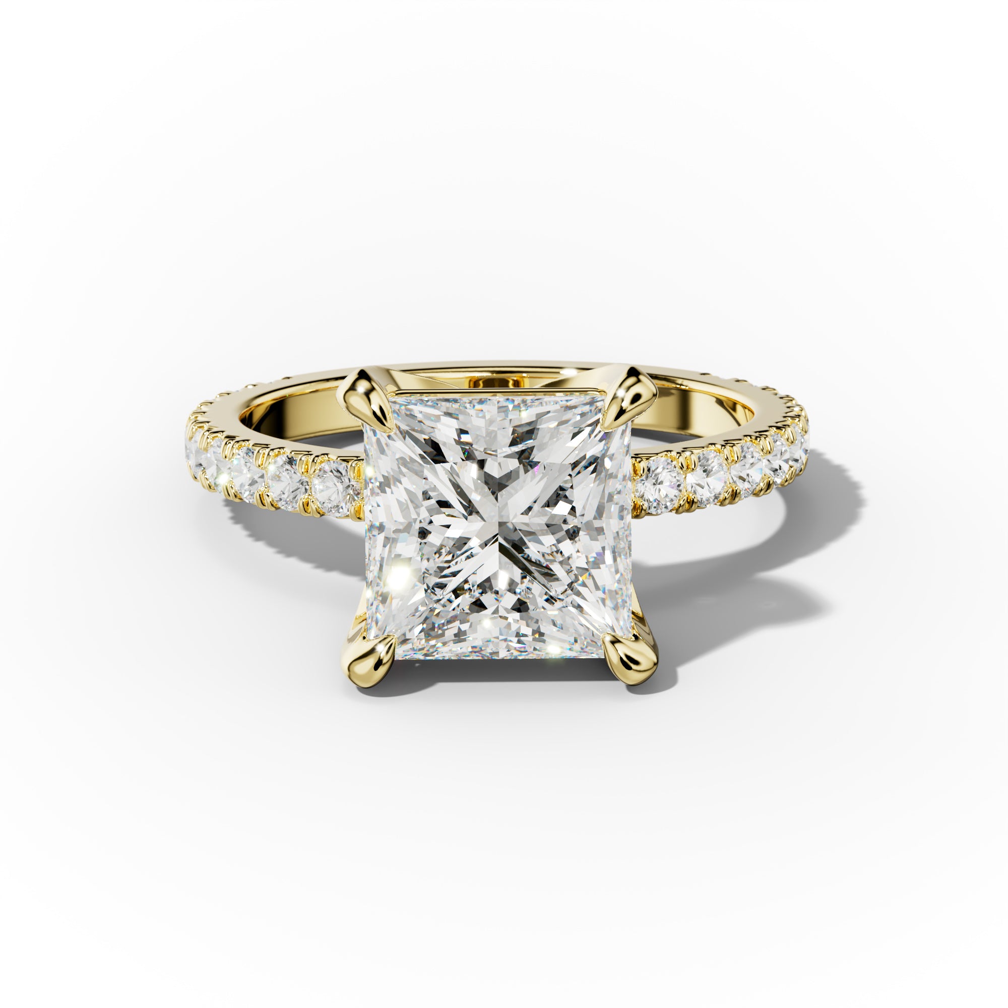Evelyn Princess Cut Diamond Engagement Ring
