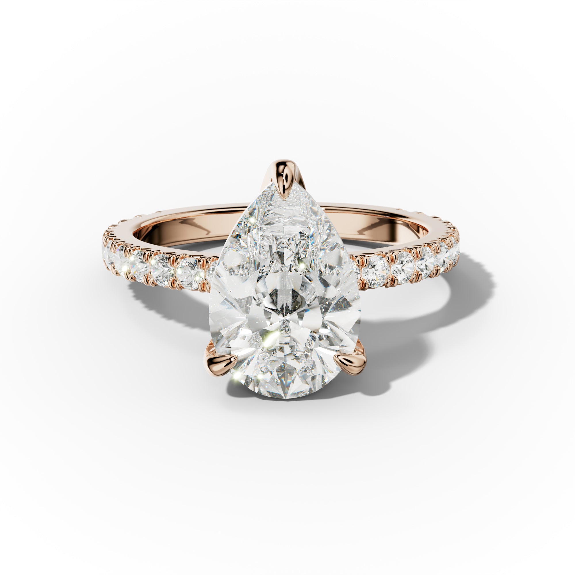 Evelyn Pear Shape Diamond Engagement Ring