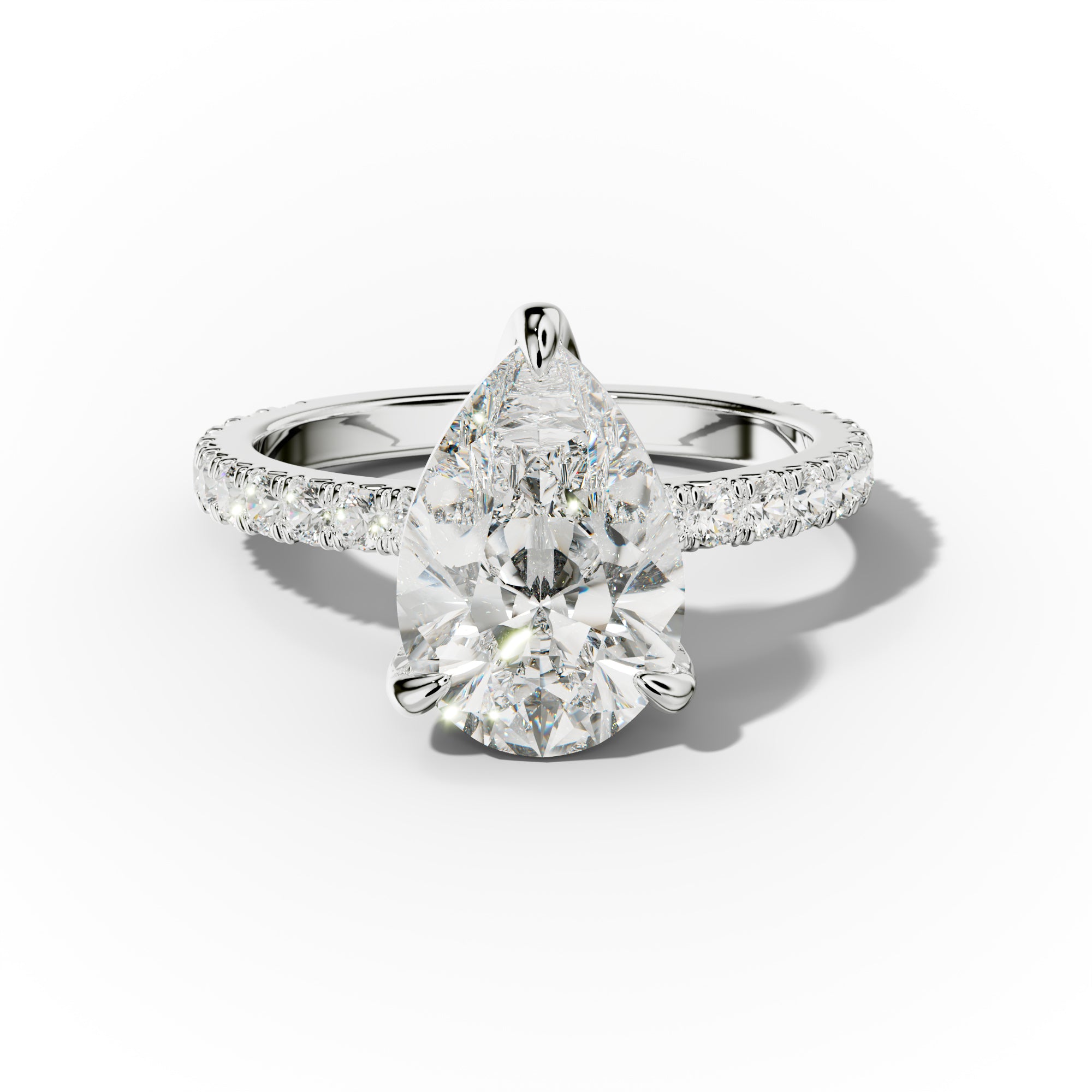 Evelyn Pear Shape Diamond Engagement Ring