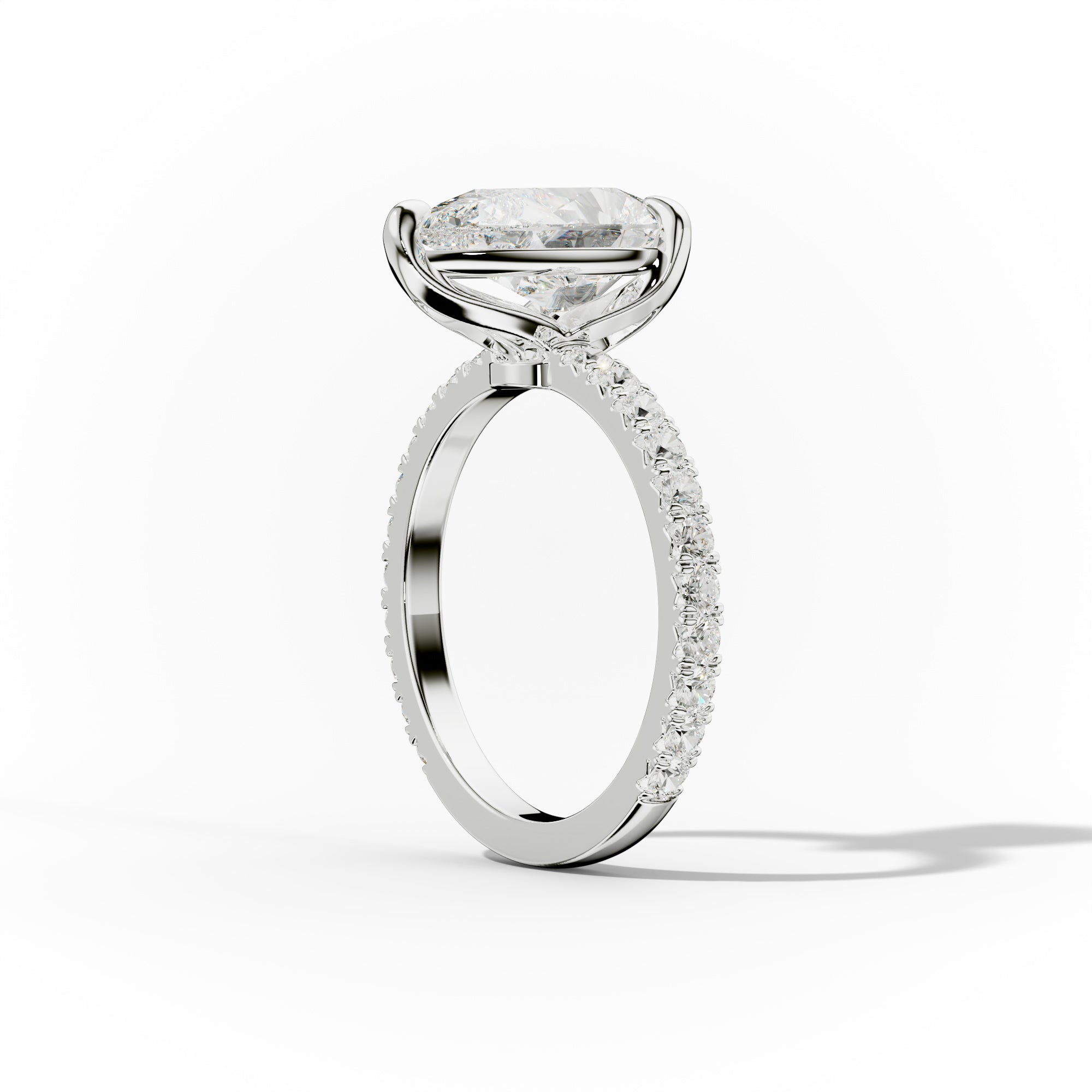 Evelyn Pear Shape Diamond Engagement Ring
