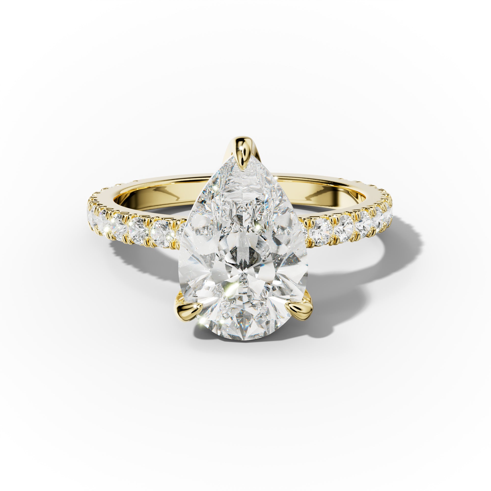 Evelyn Pear Shape Diamond Engagement Ring
