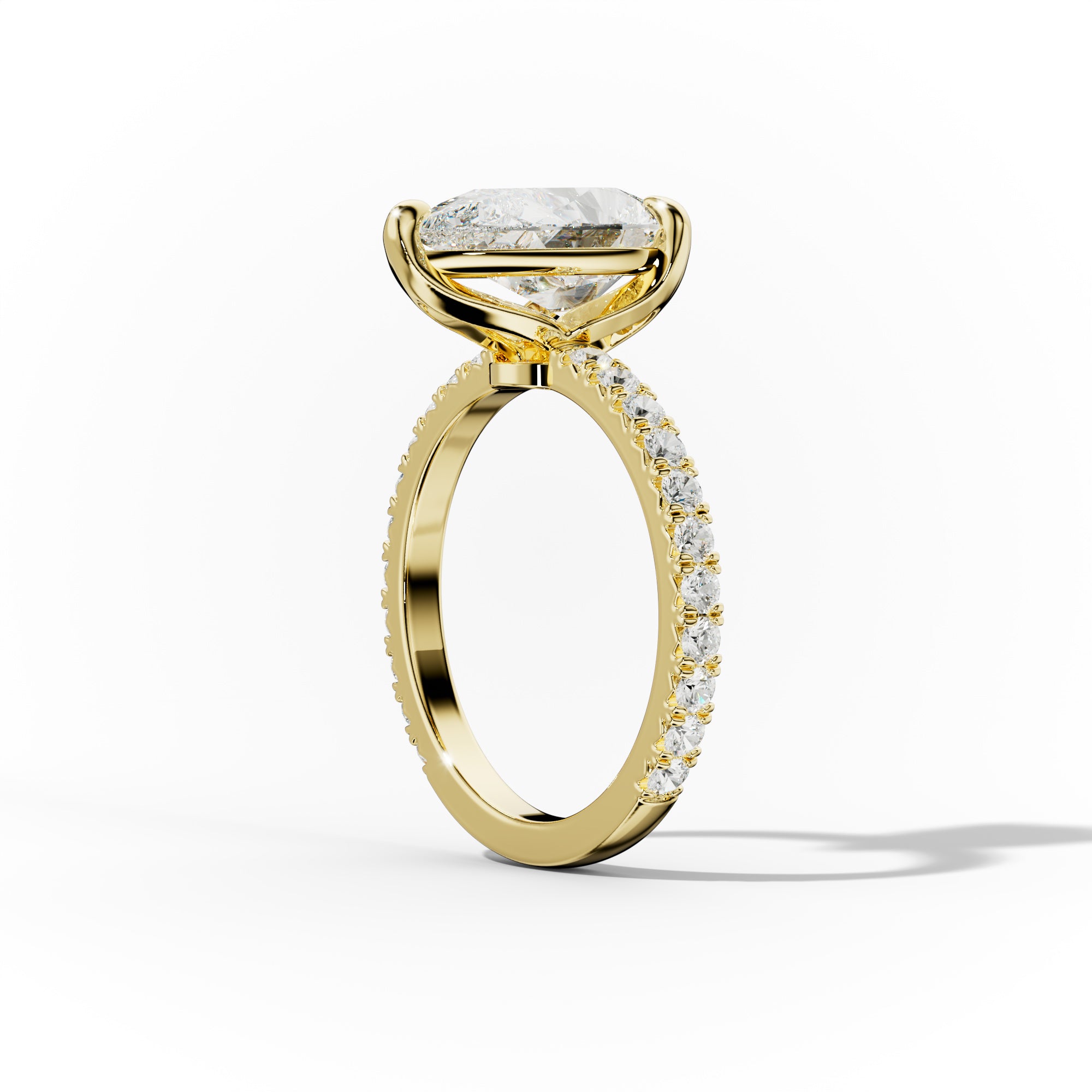 Evelyn Pear Shape Diamond Engagement Ring