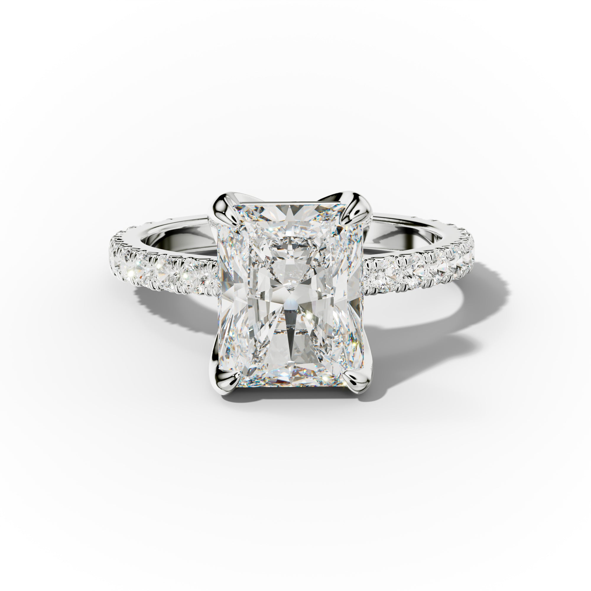 Evelyn Radiant Cut Diamond Engagement Ring
