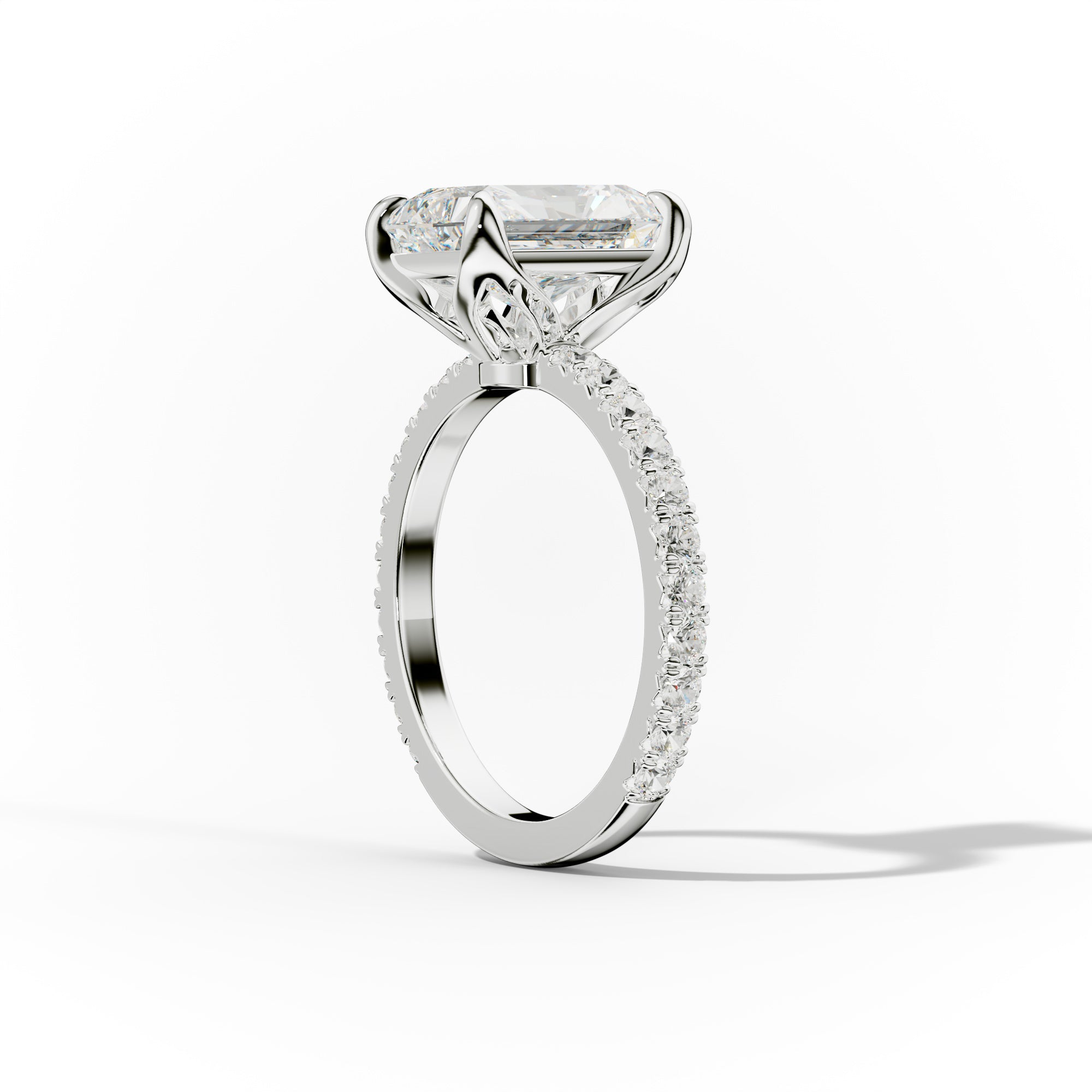 Evelyn Radiant Cut Diamond Engagement Ring