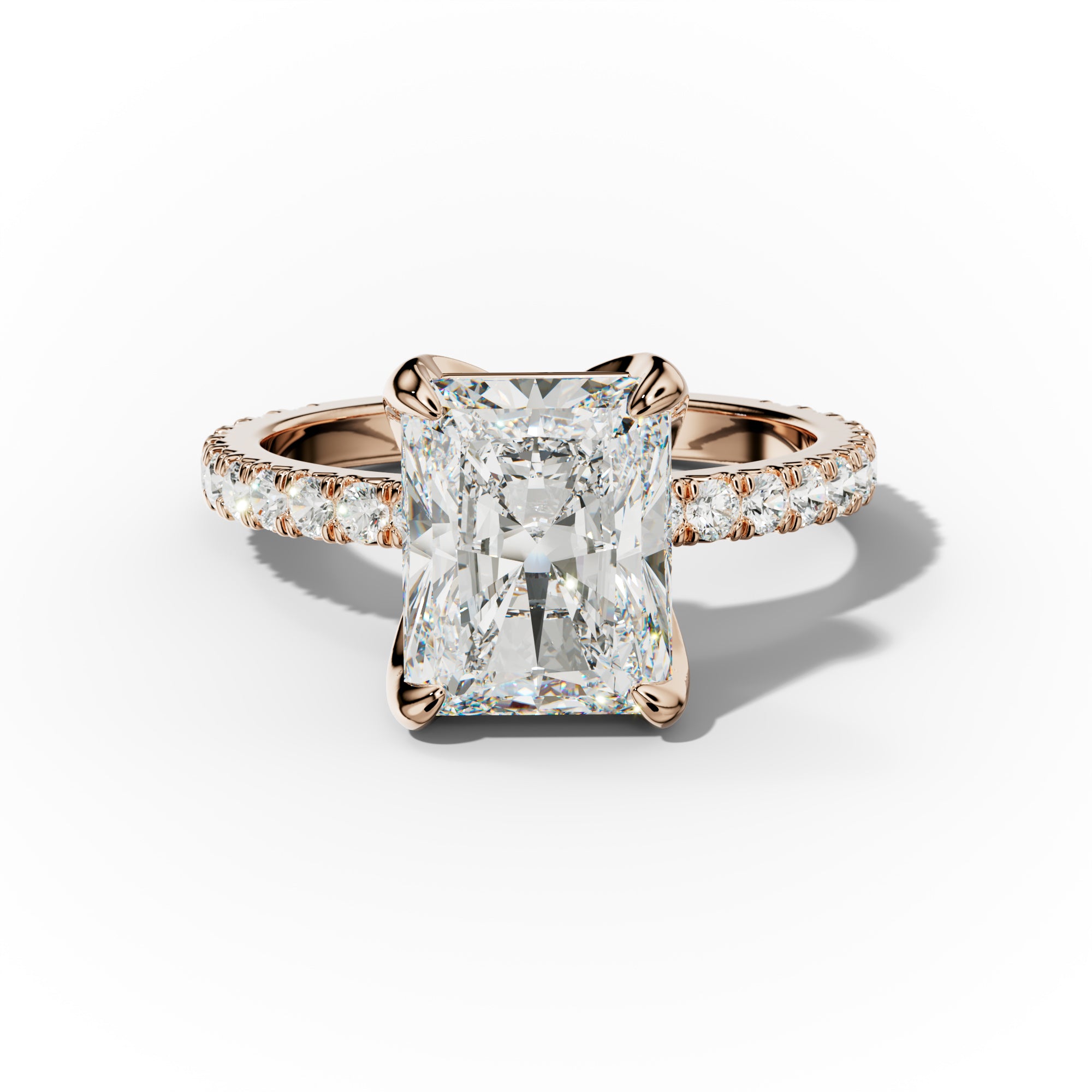 Evelyn Radiant Cut Diamond Engagement Ring