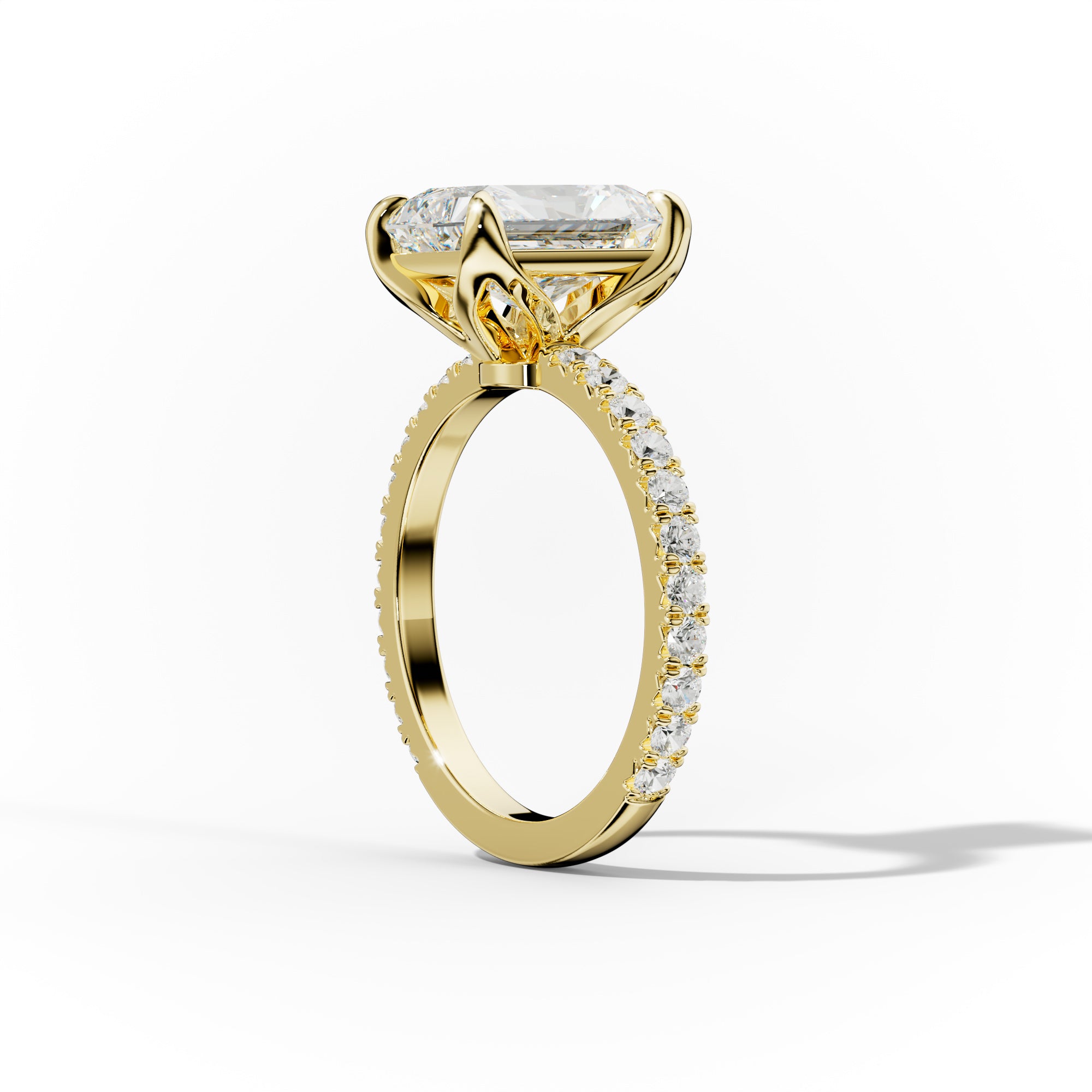 Evelyn Radiant Cut Diamond Engagement Ring