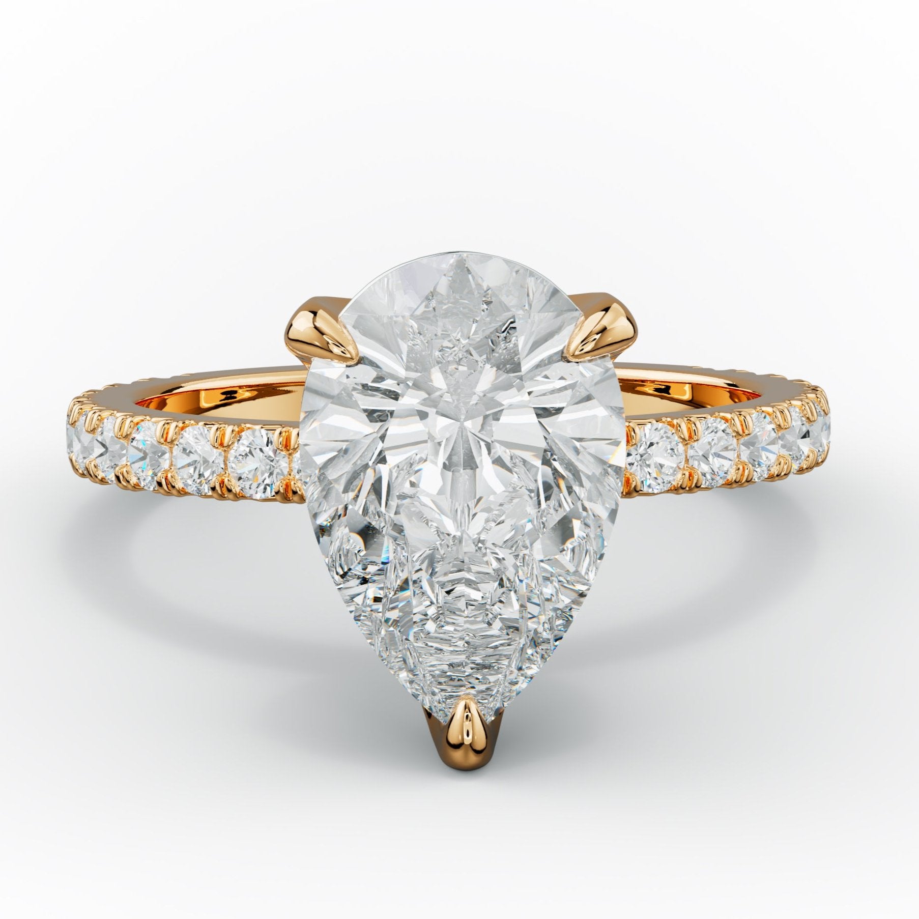 Evelyn Pear Shape Diamond Engagement Ring