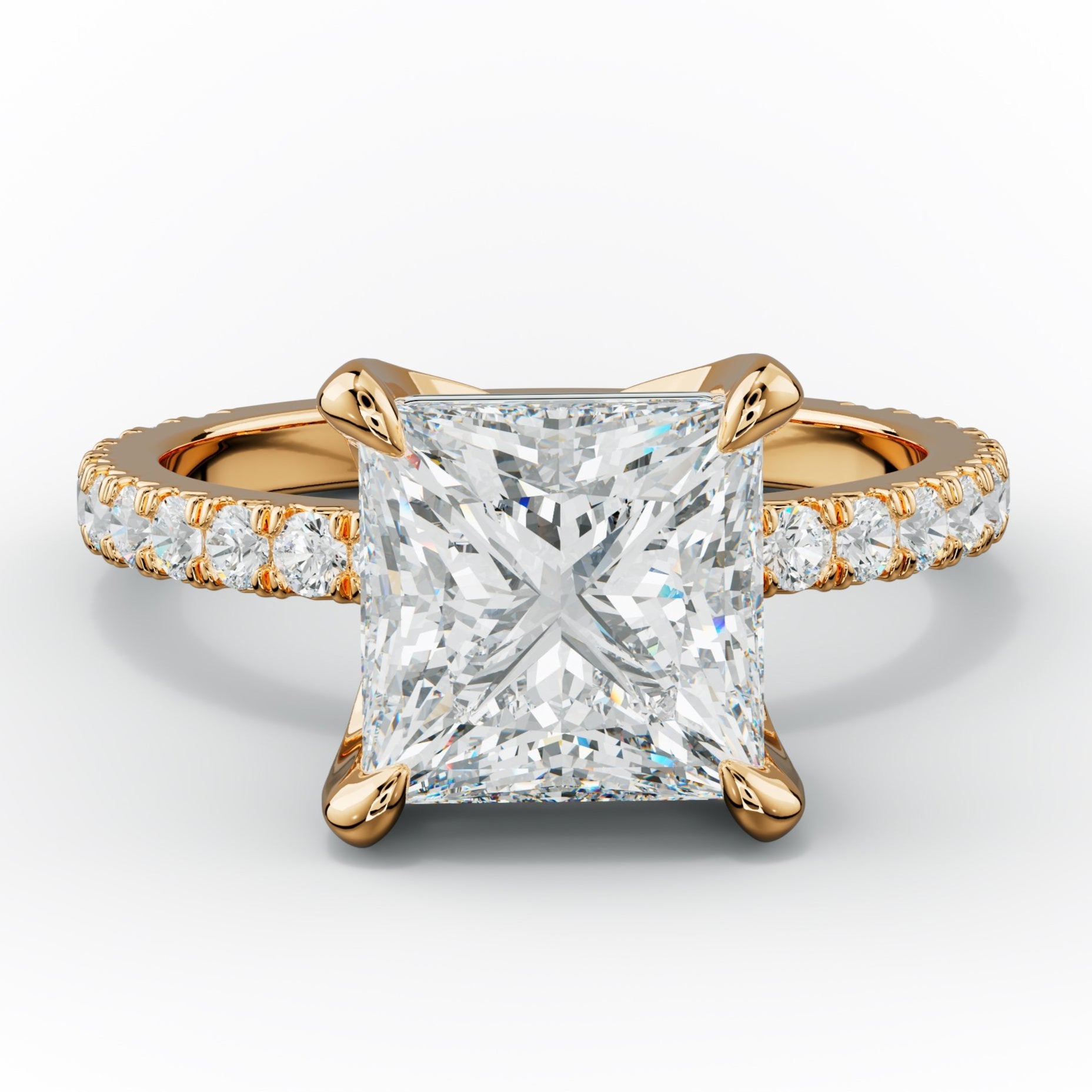 Evelyn Princess Cut Diamond Engagement Ring