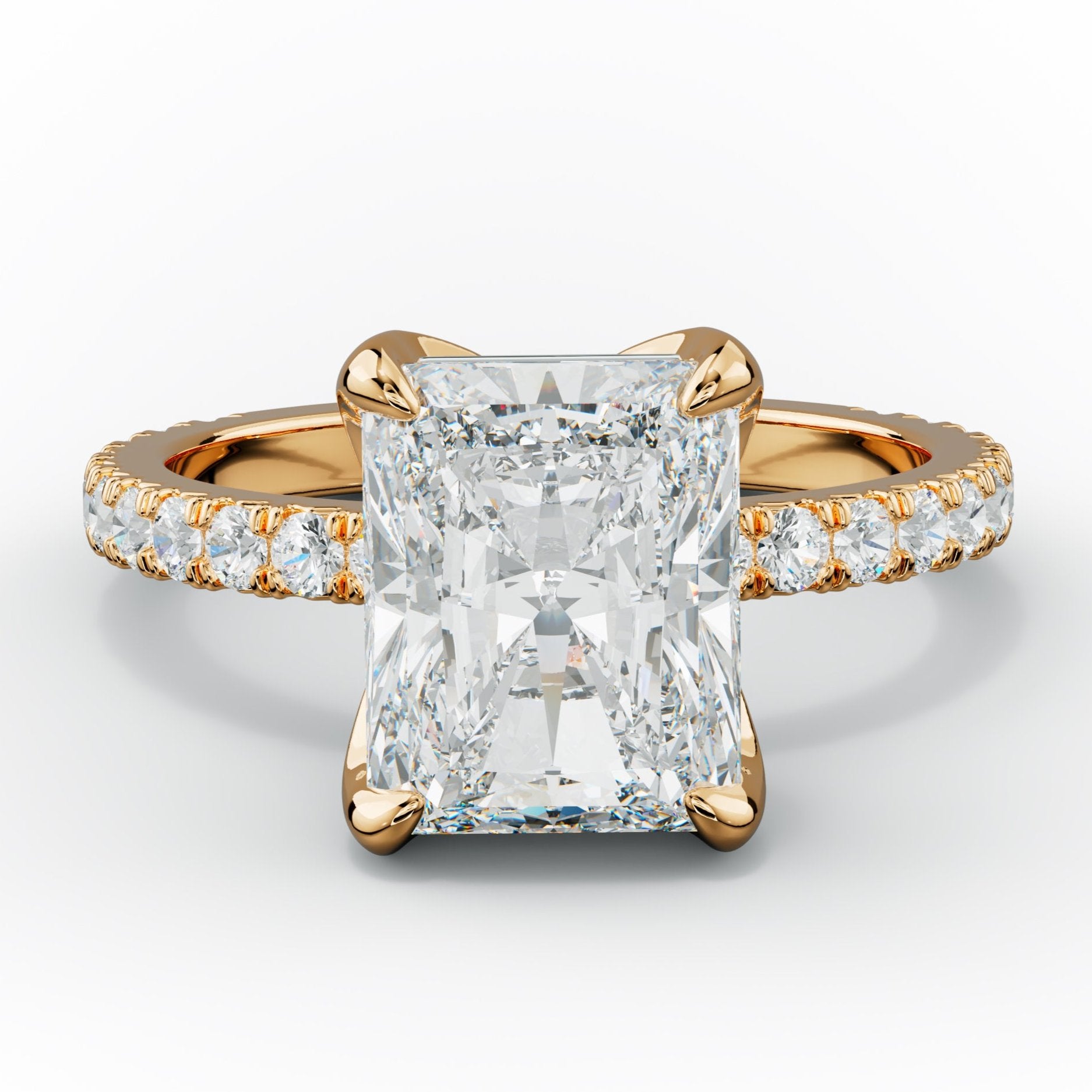 Evelyn Radiant Cut Diamond Engagement Ring