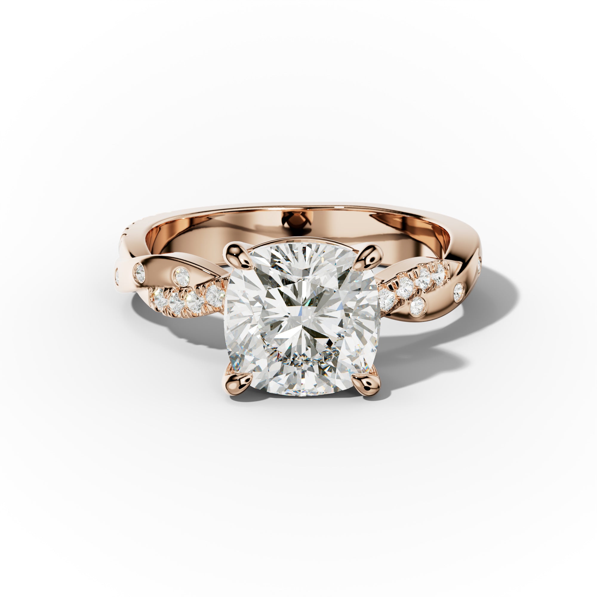 Mia Cushion Cut Diamond Engagement Ring