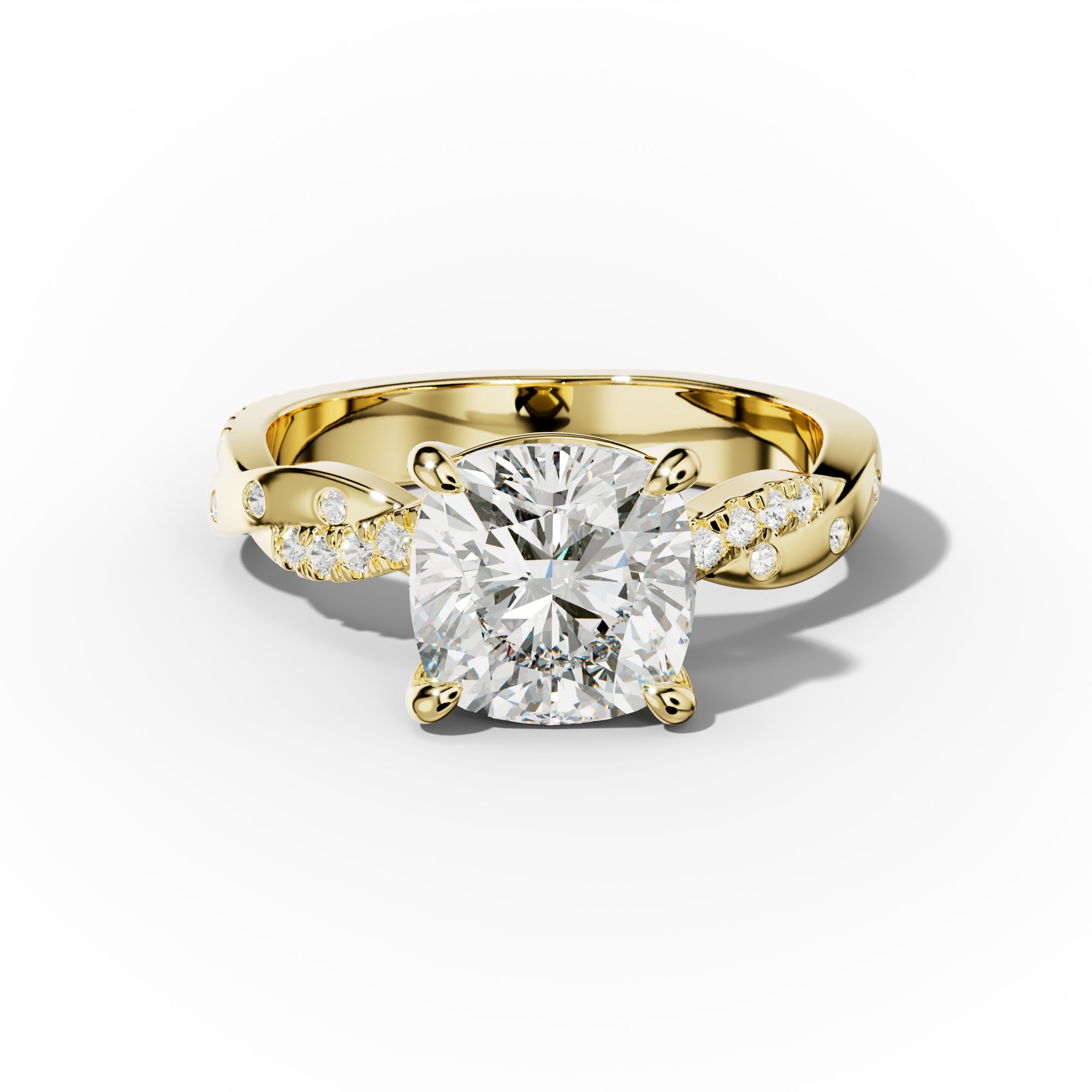 Mia Cushion Cut Diamond Engagement Ring