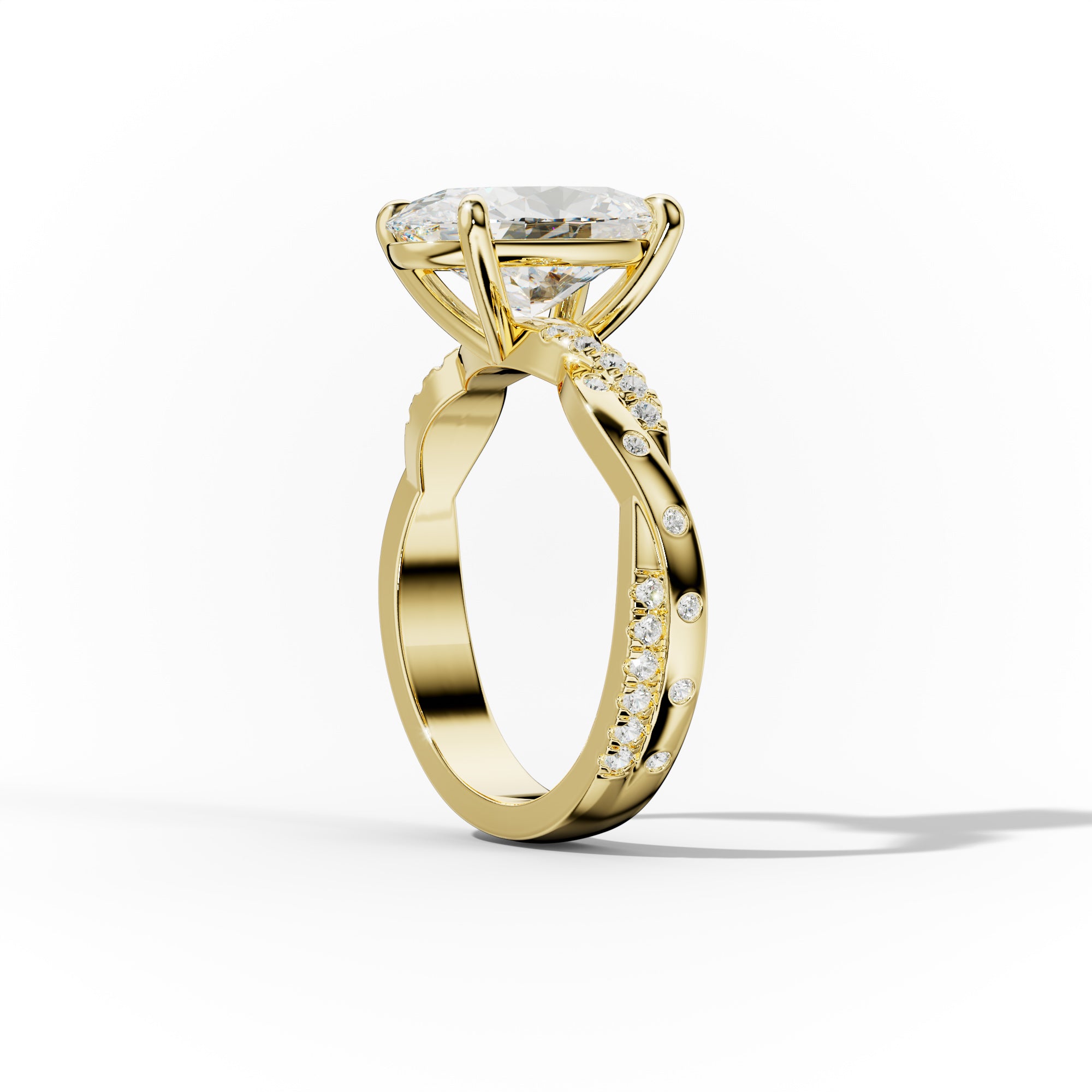 Mia Oval Diamond Engagement Ring