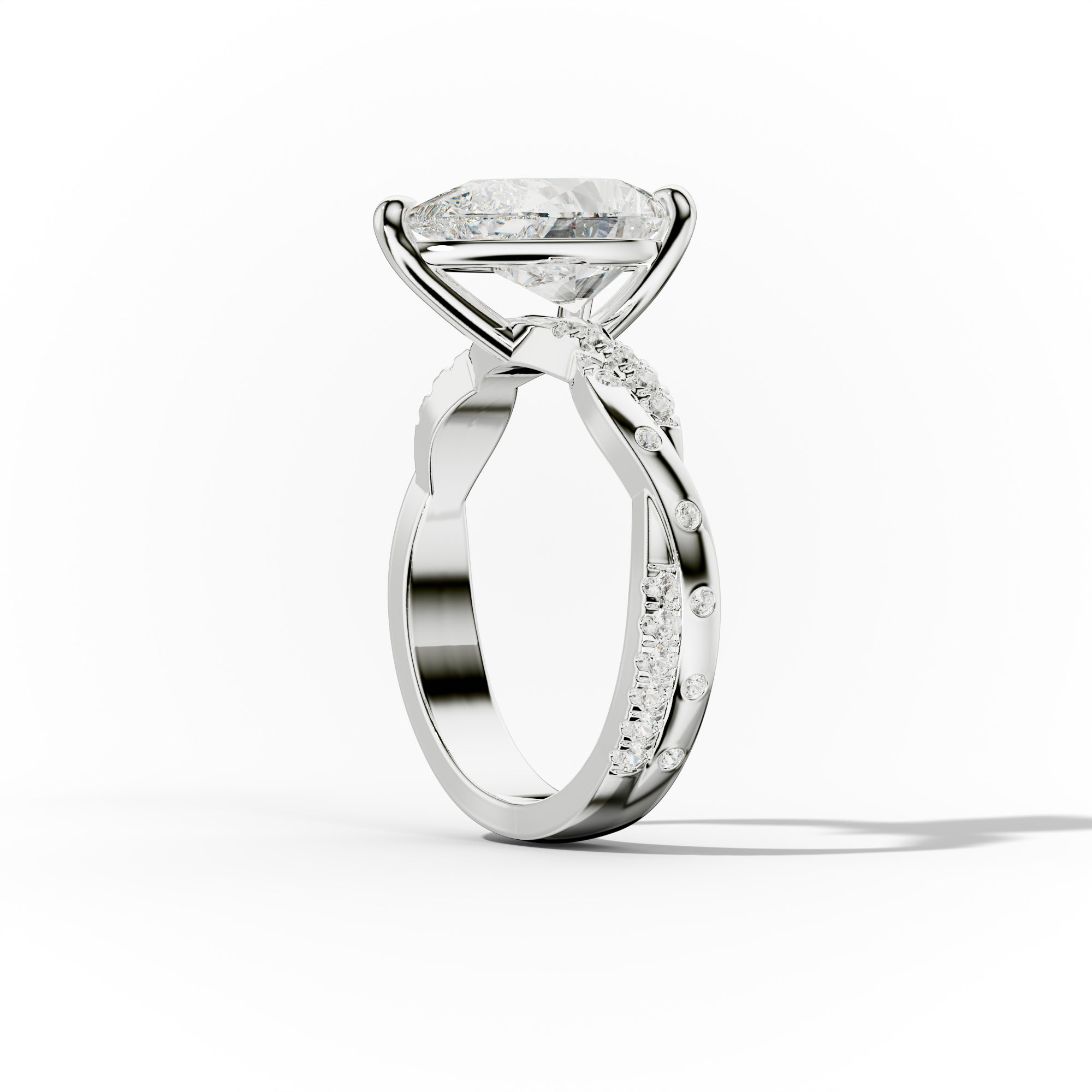 Mia Pear Shape Diamond Engagement Ring