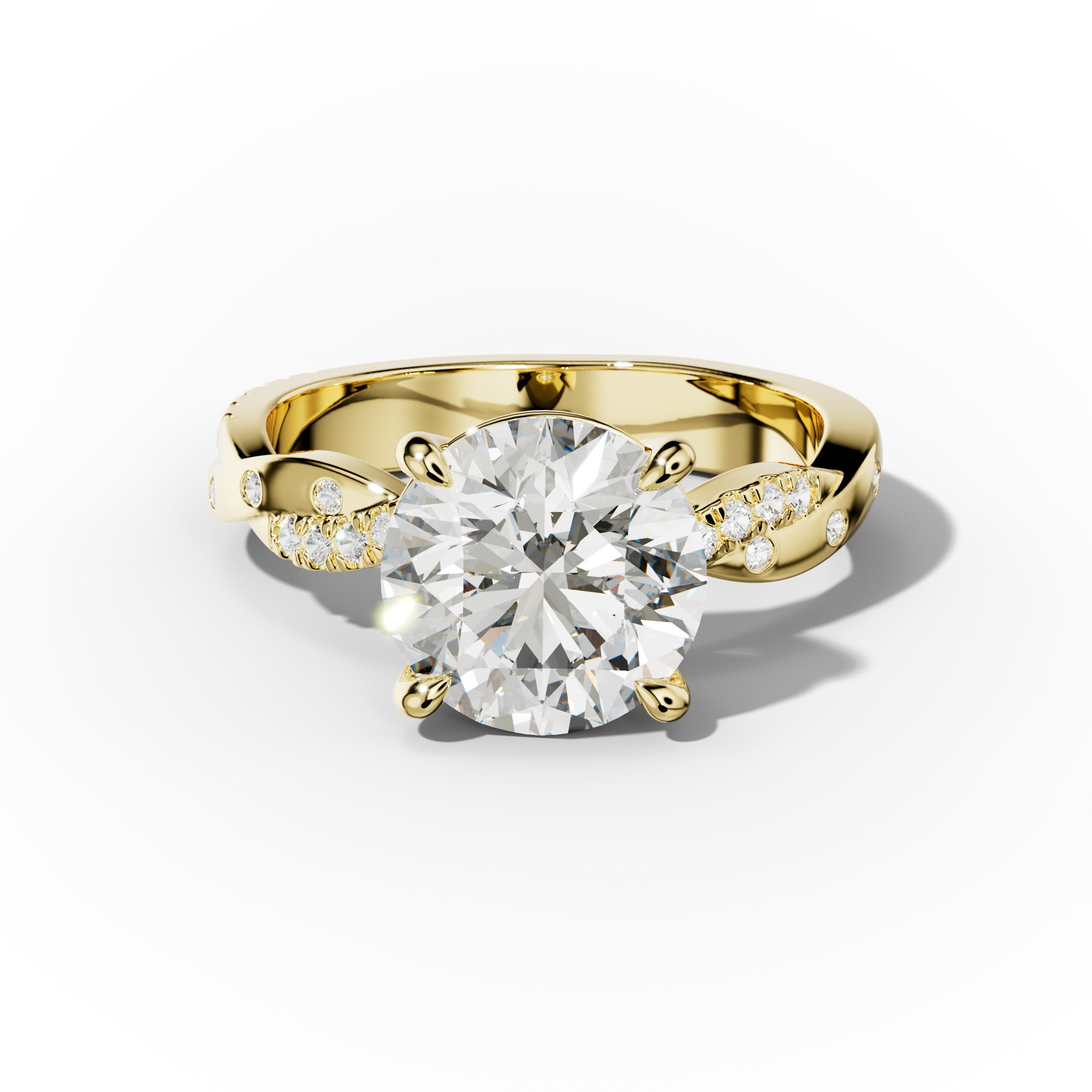 Mia Round Cut Diamond Engagement Ring