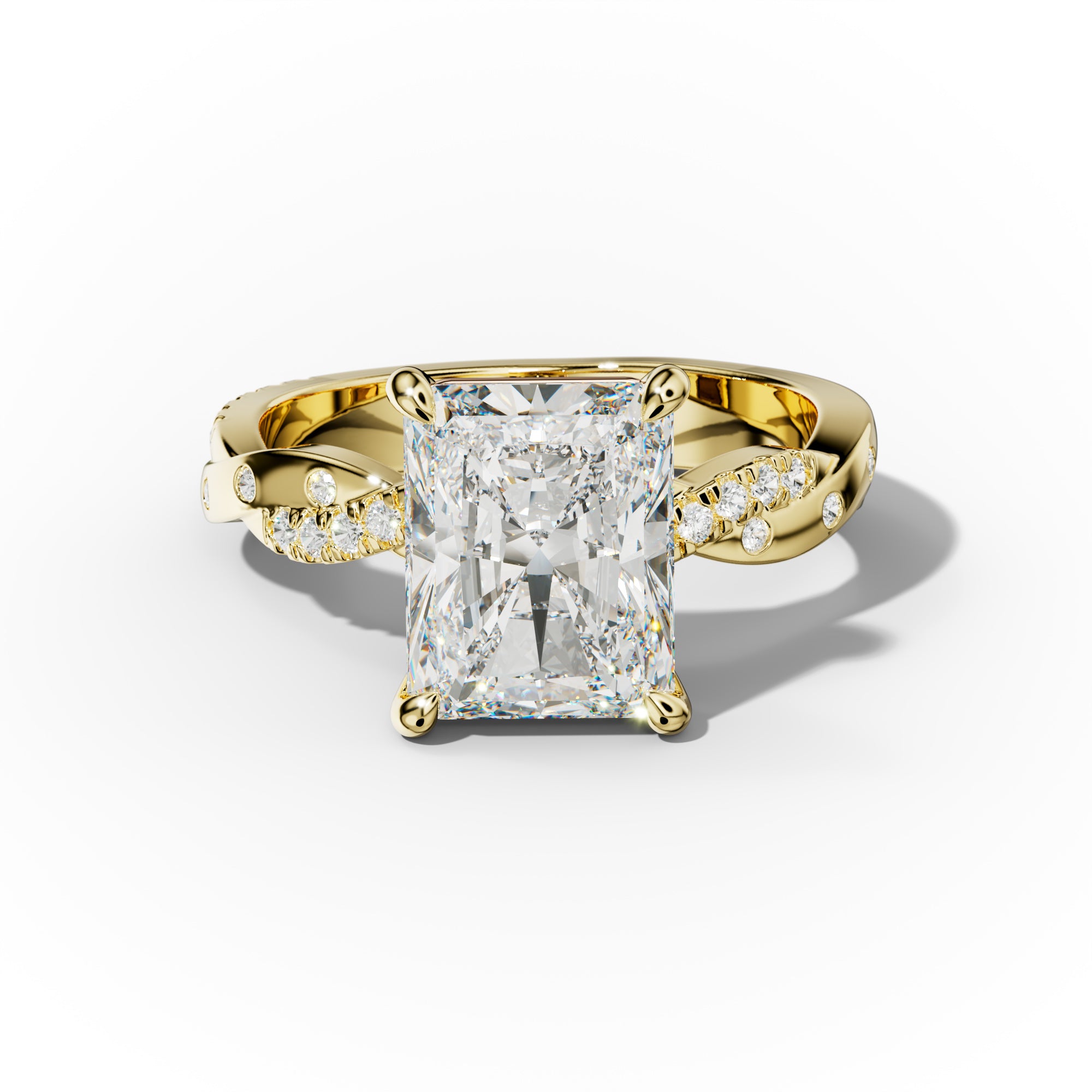Mia Radiant Cut Diamond Engagement Ring
