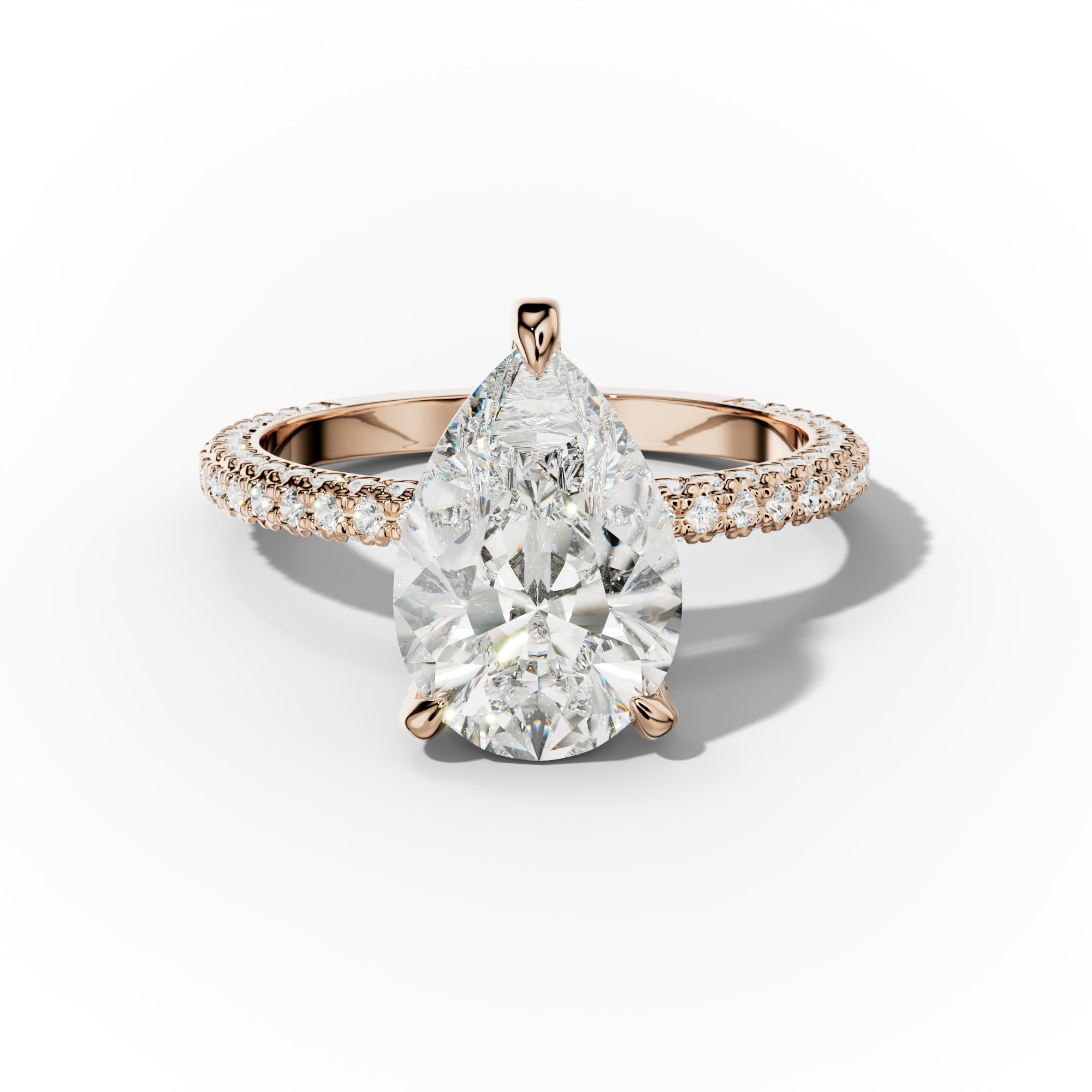 Sofia Pear Shape Diamond Engagement Ring