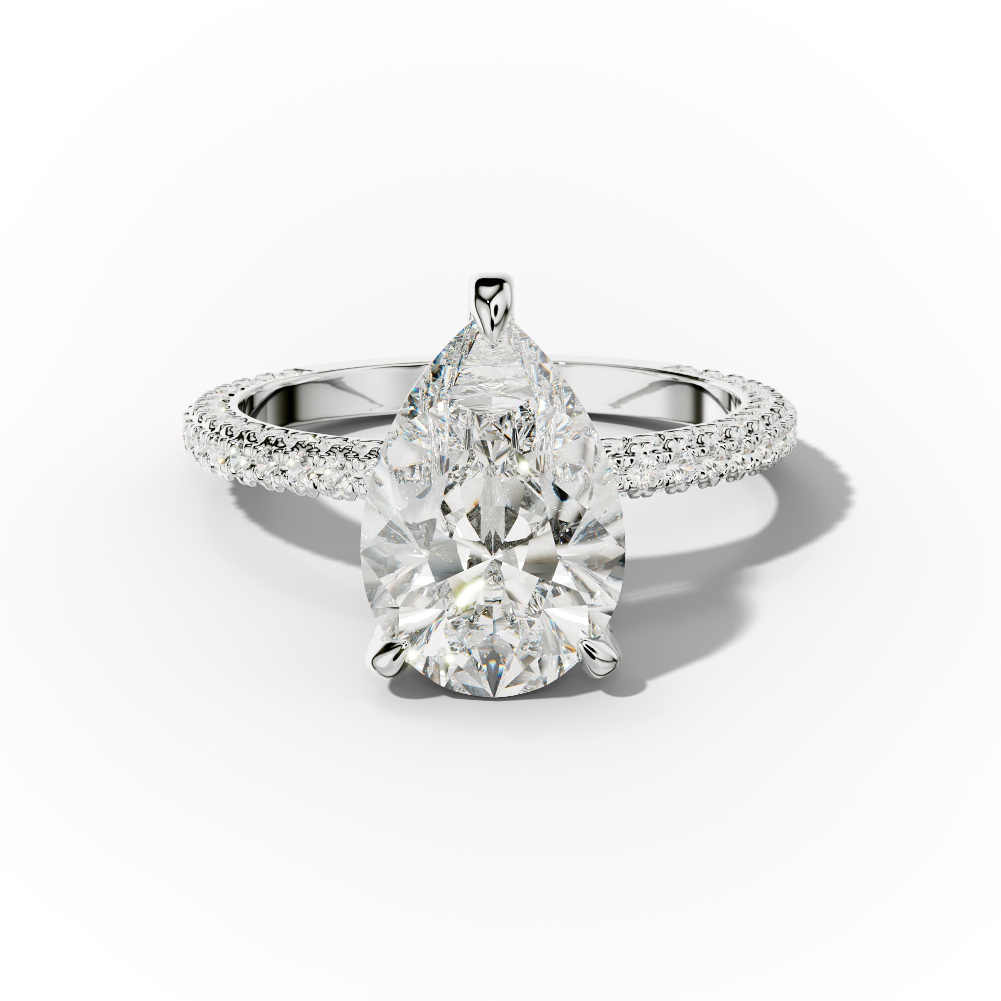 Sofia Pear Shape Diamond Engagement Ring