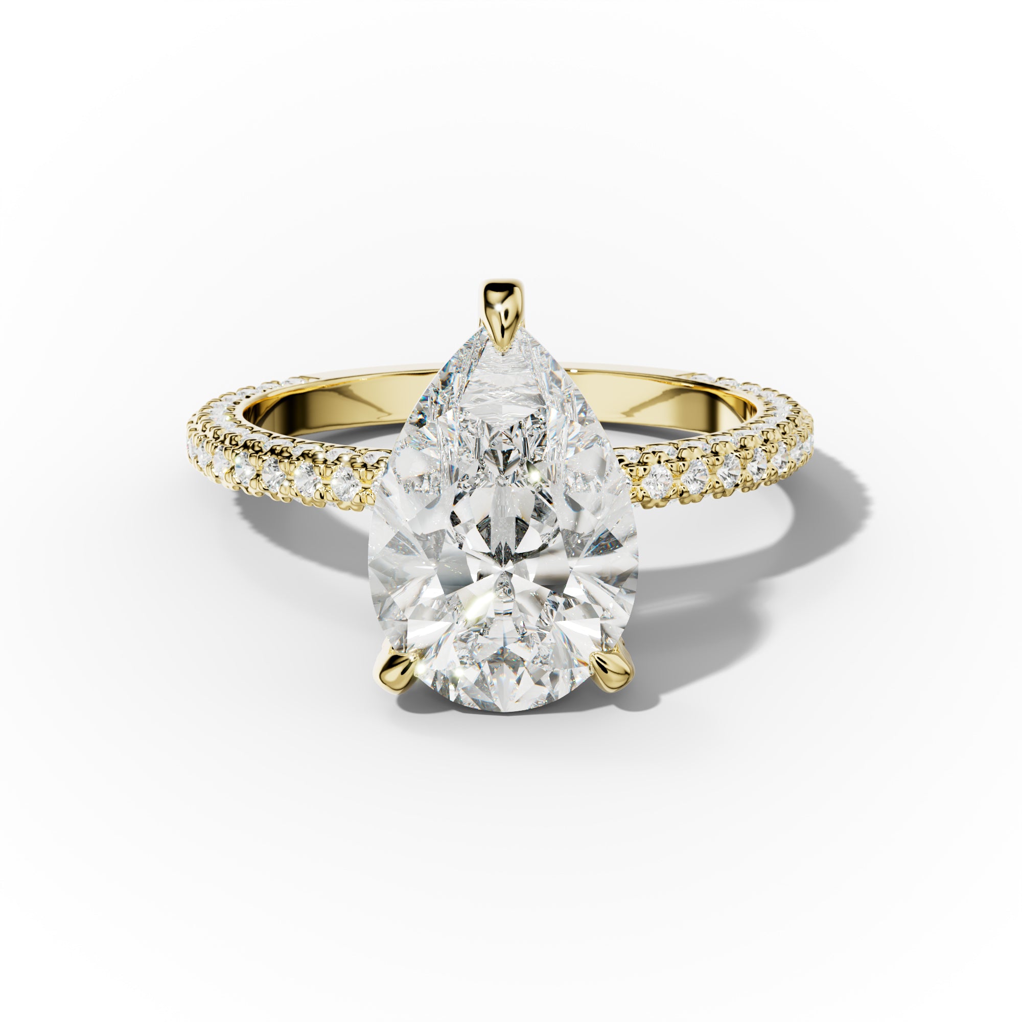Sofia Pear Shape Diamond Engagement Ring