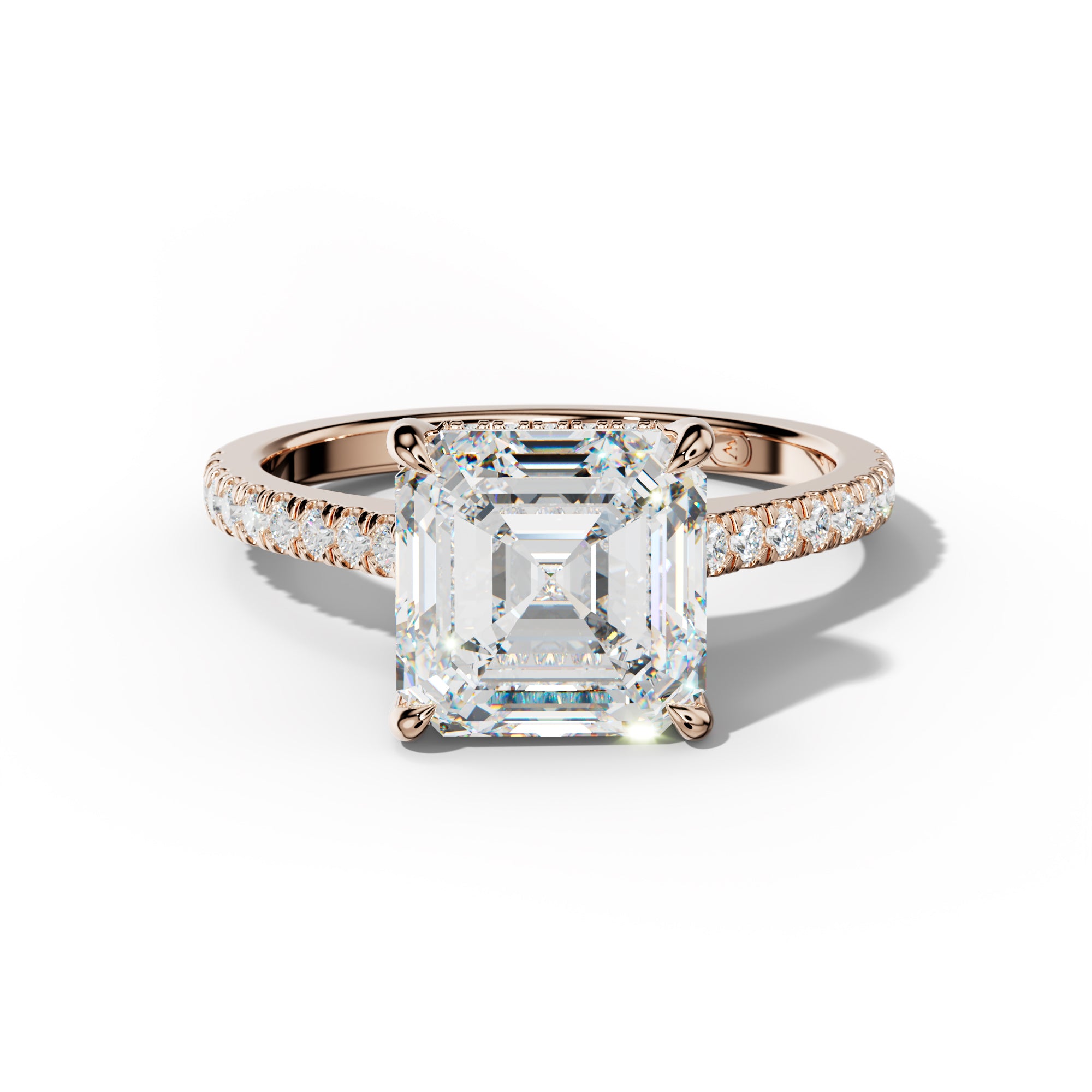 Alexis Asscher Cut  Engagement Ring