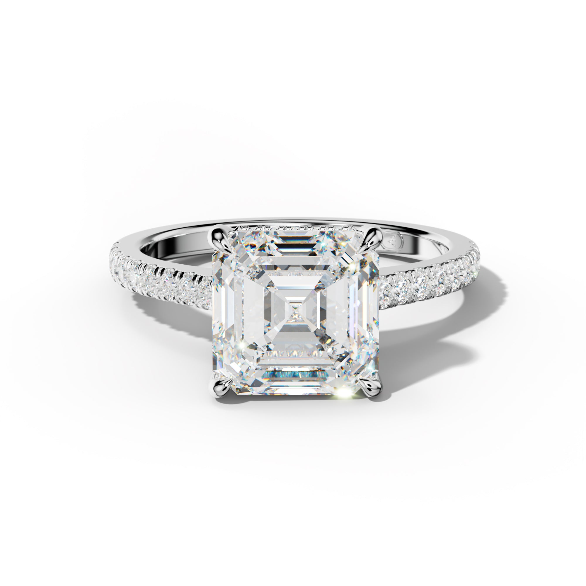 Alexis Asscher Cut  Engagement Ring