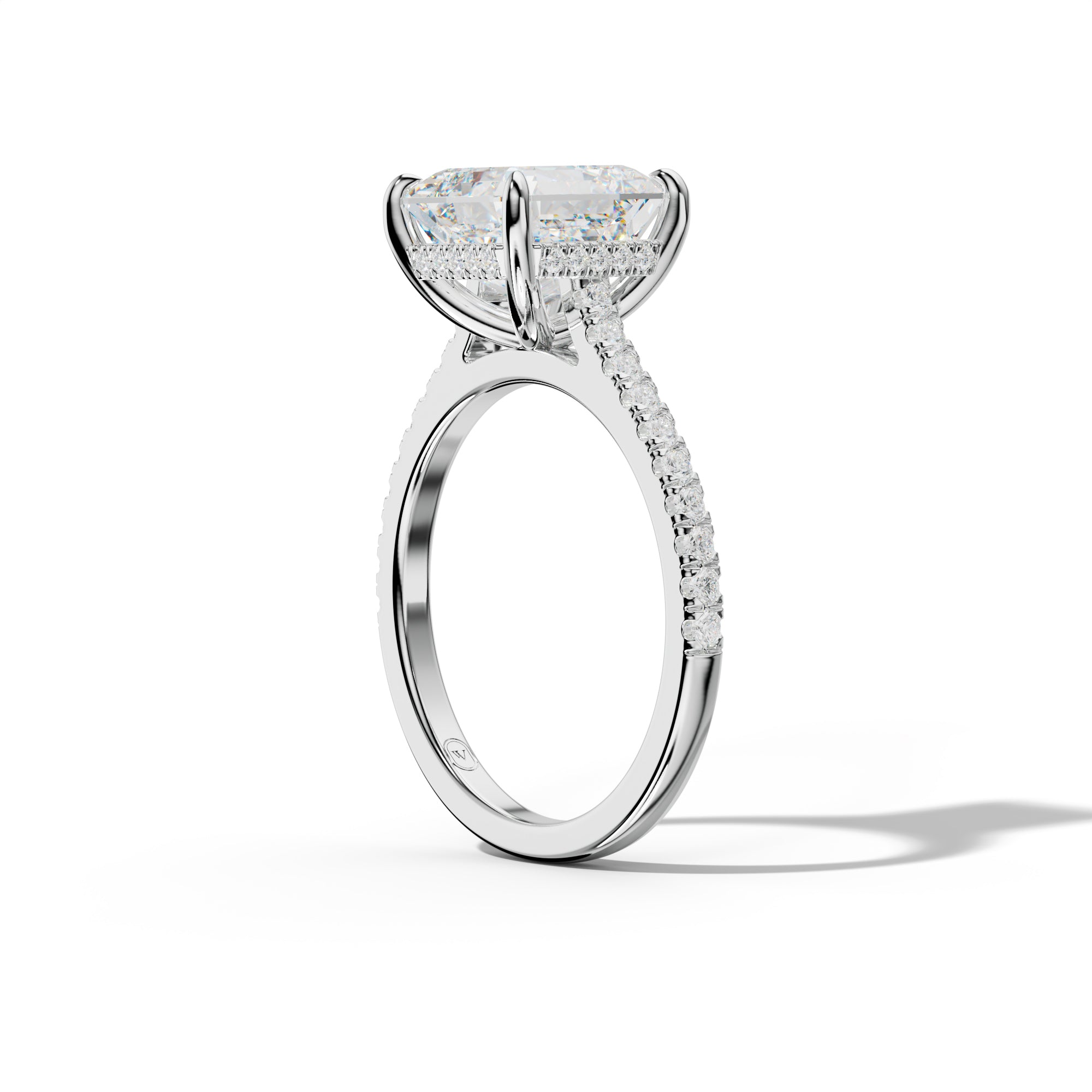Alexis Asscher Cut  Engagement Ring