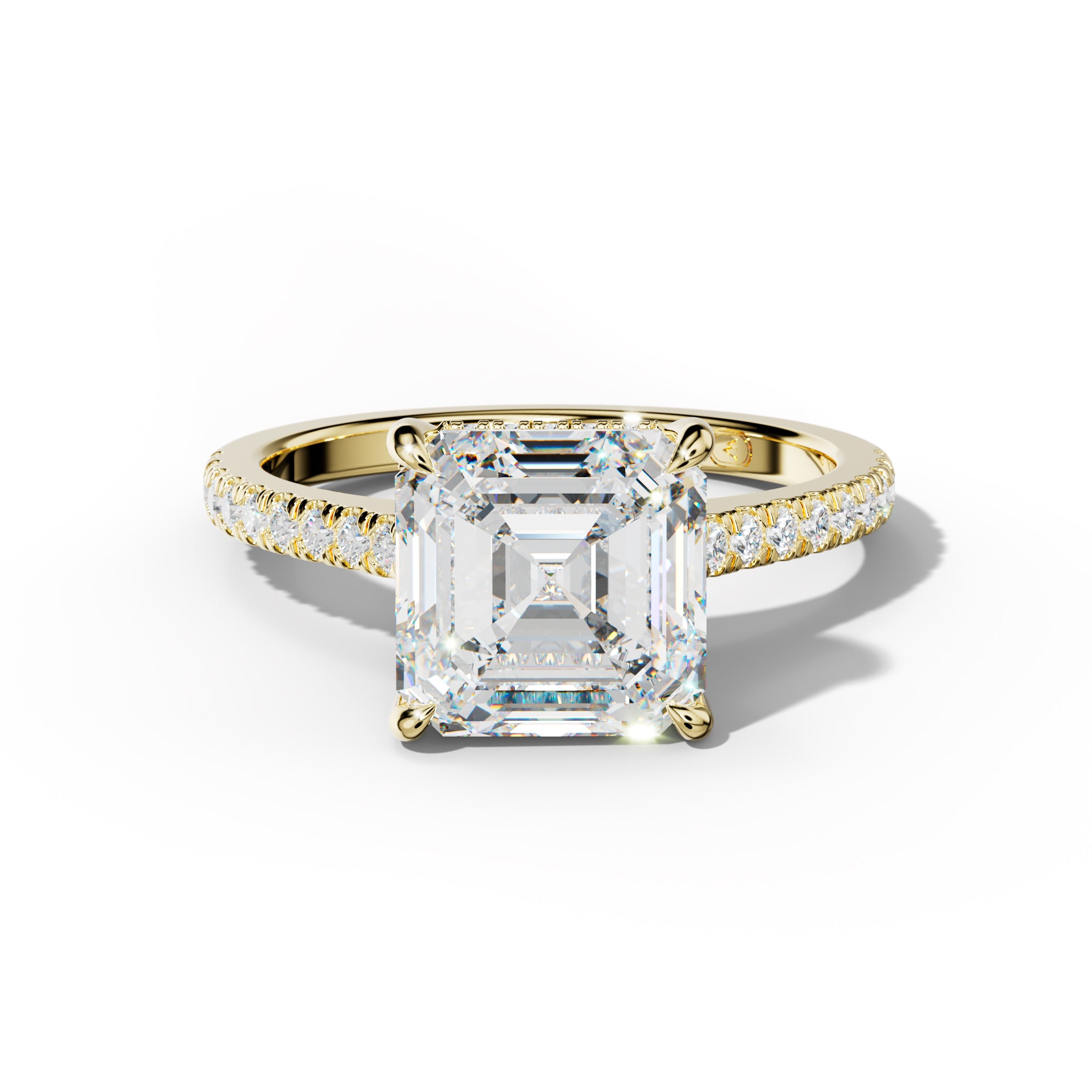 Alexis Asscher Cut  Engagement Ring