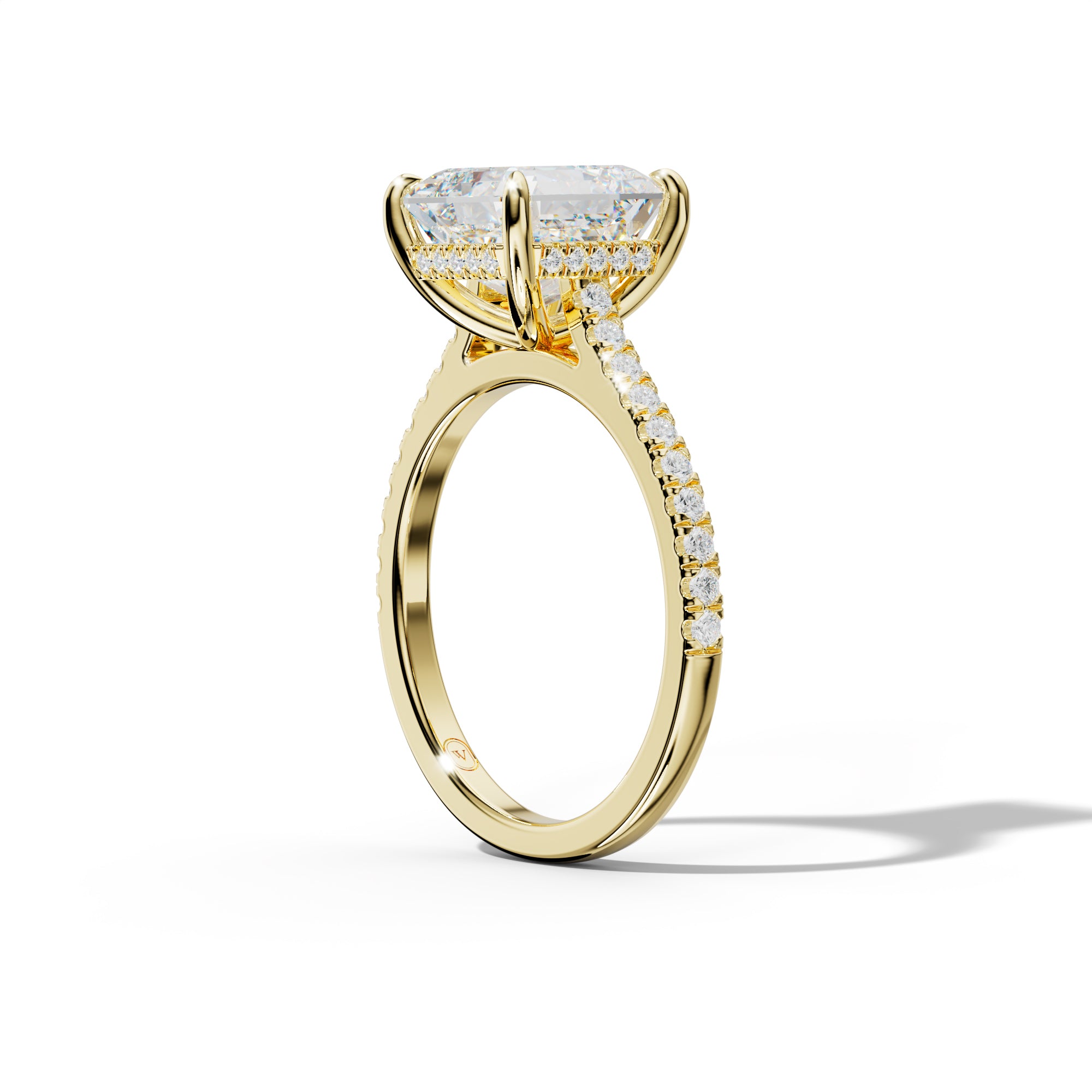 Alexis Asscher Cut  Engagement Ring