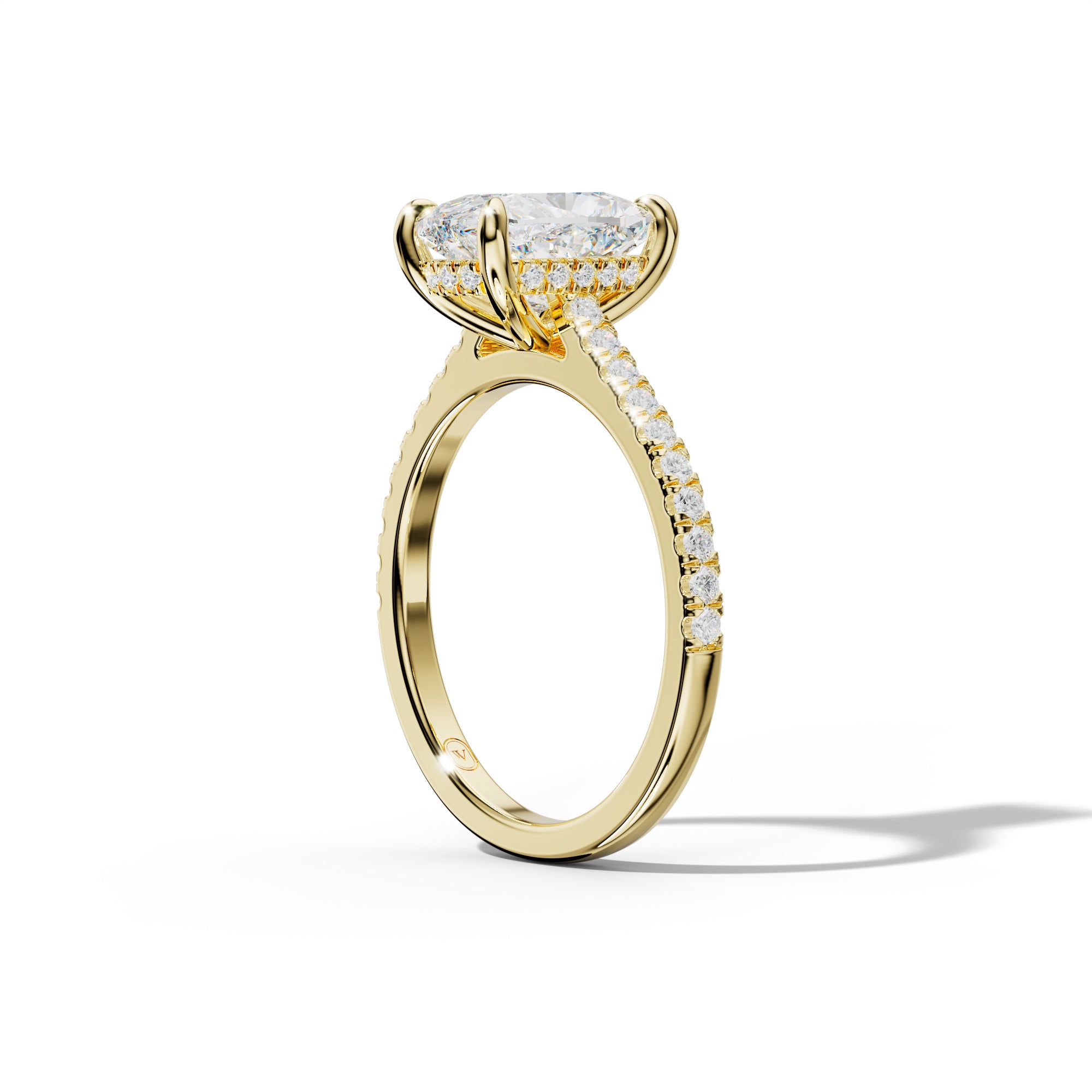 Alexis Elongated Cushion Cut Engagement Ring
