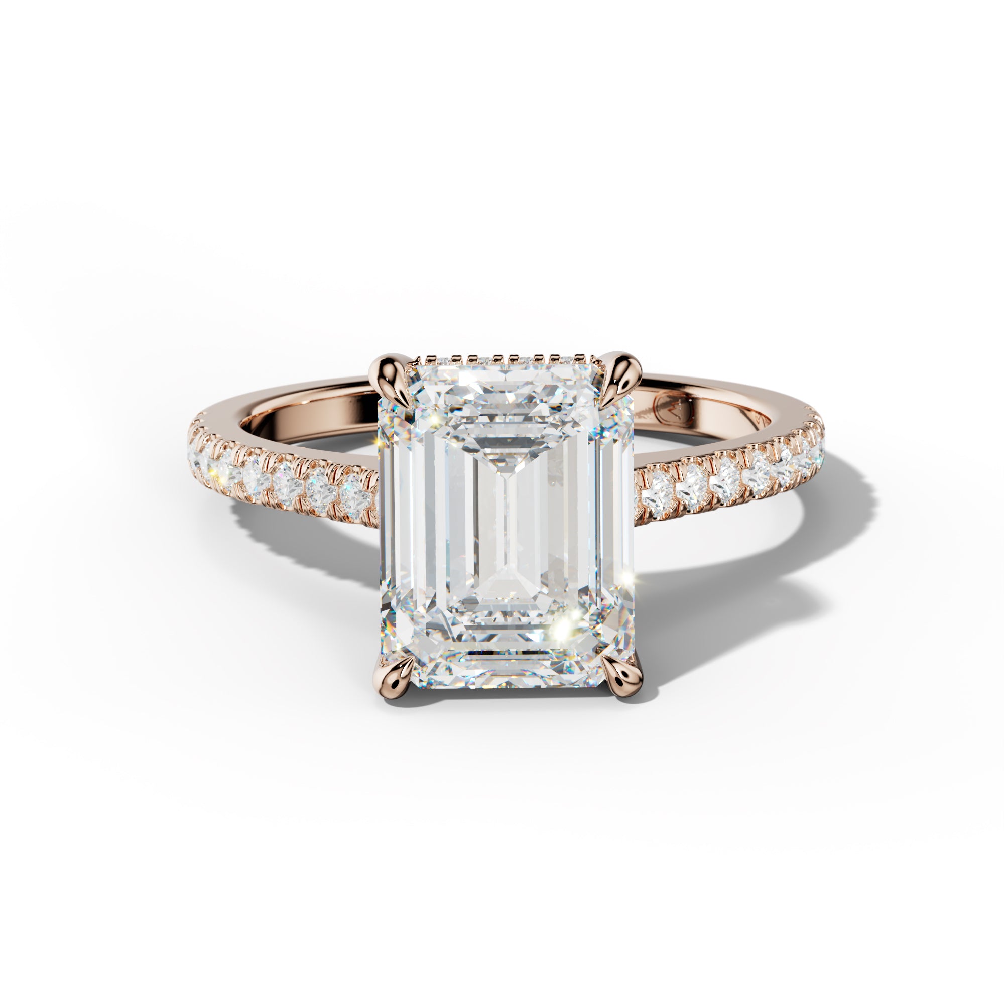 Alexis Emerald Cut Engagement Ring