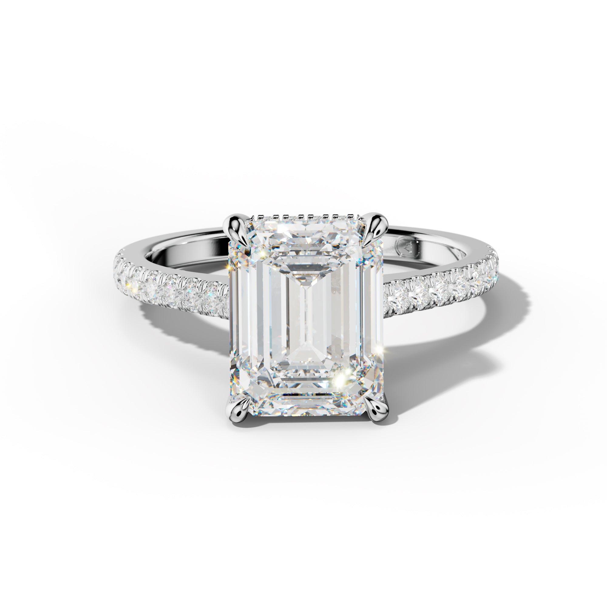 Alexis Emerald Cut Engagement Ring