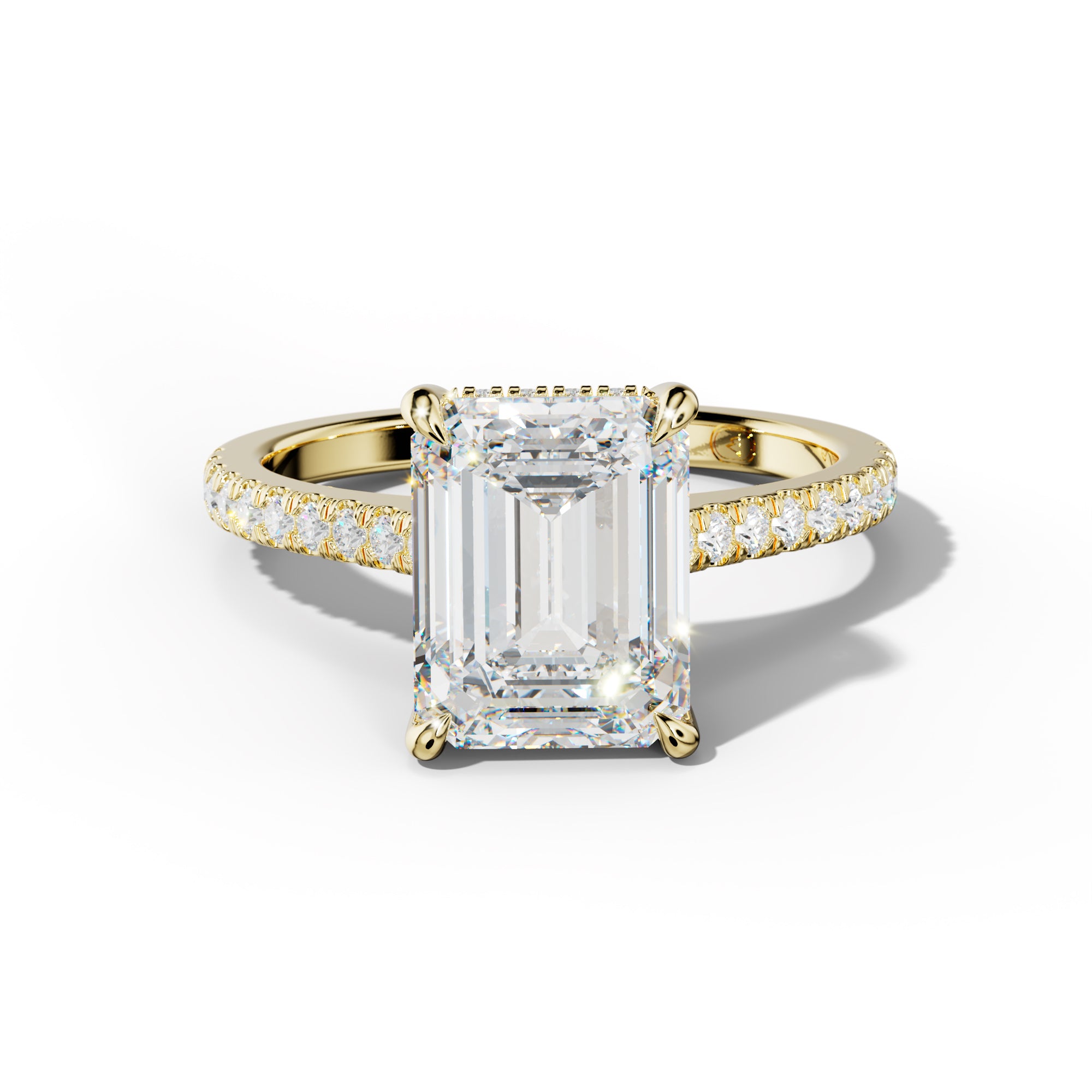 Alexis Emerald Cut Engagement Ring