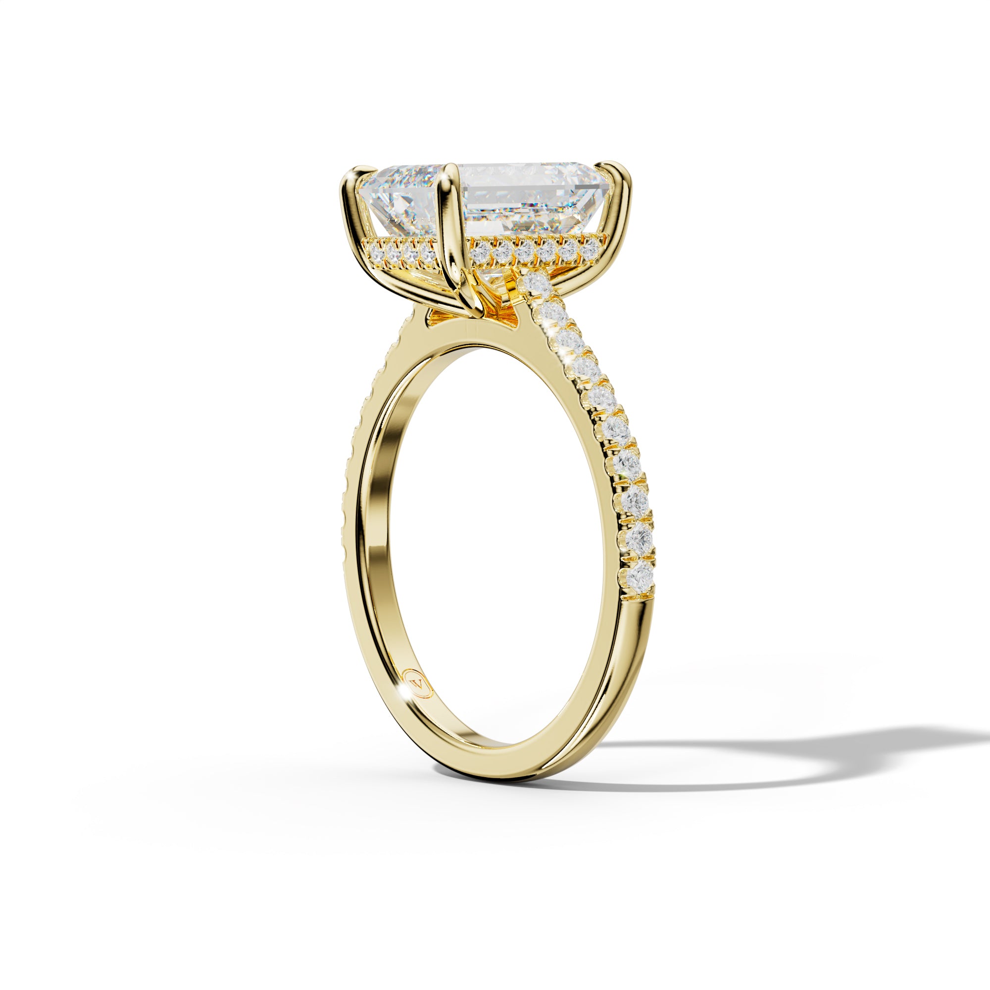 Alexis Emerald Cut Engagement Ring