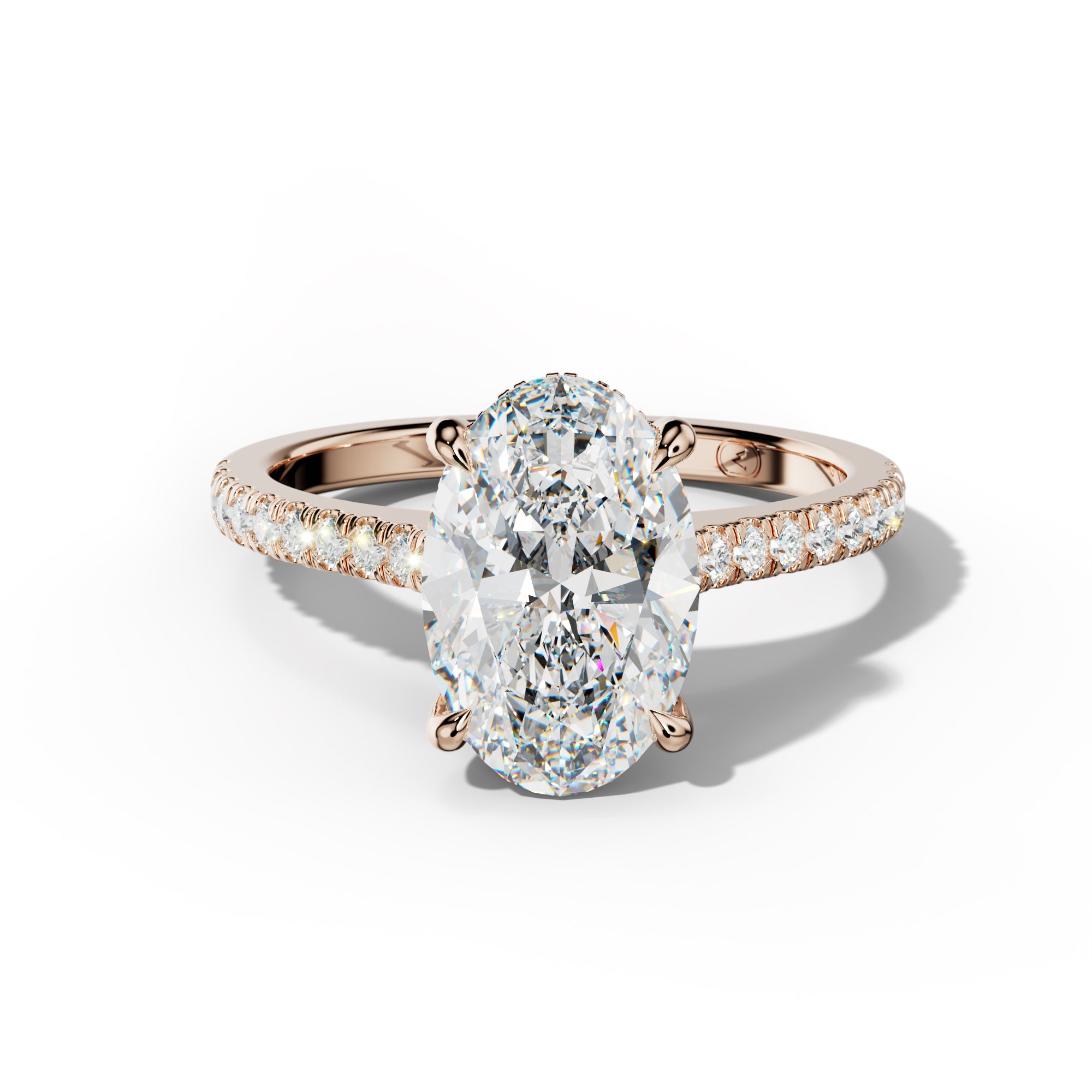 Alexis Oval Diamond Engagement Ring