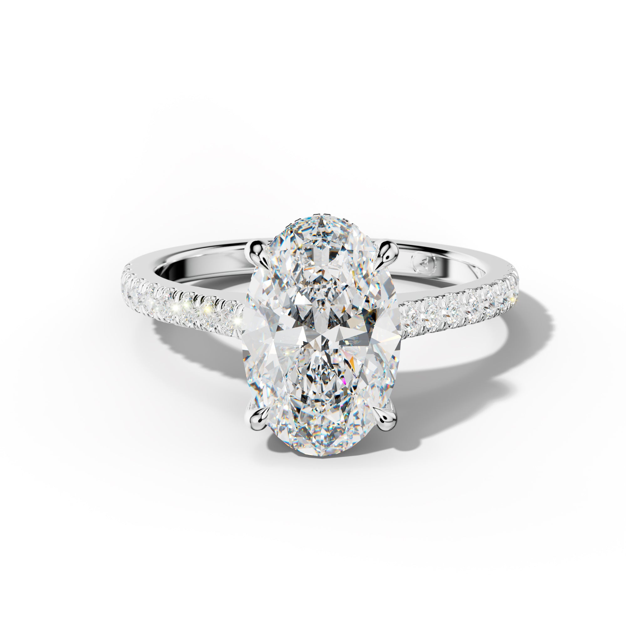 Alexis Oval Diamond Engagement Ring