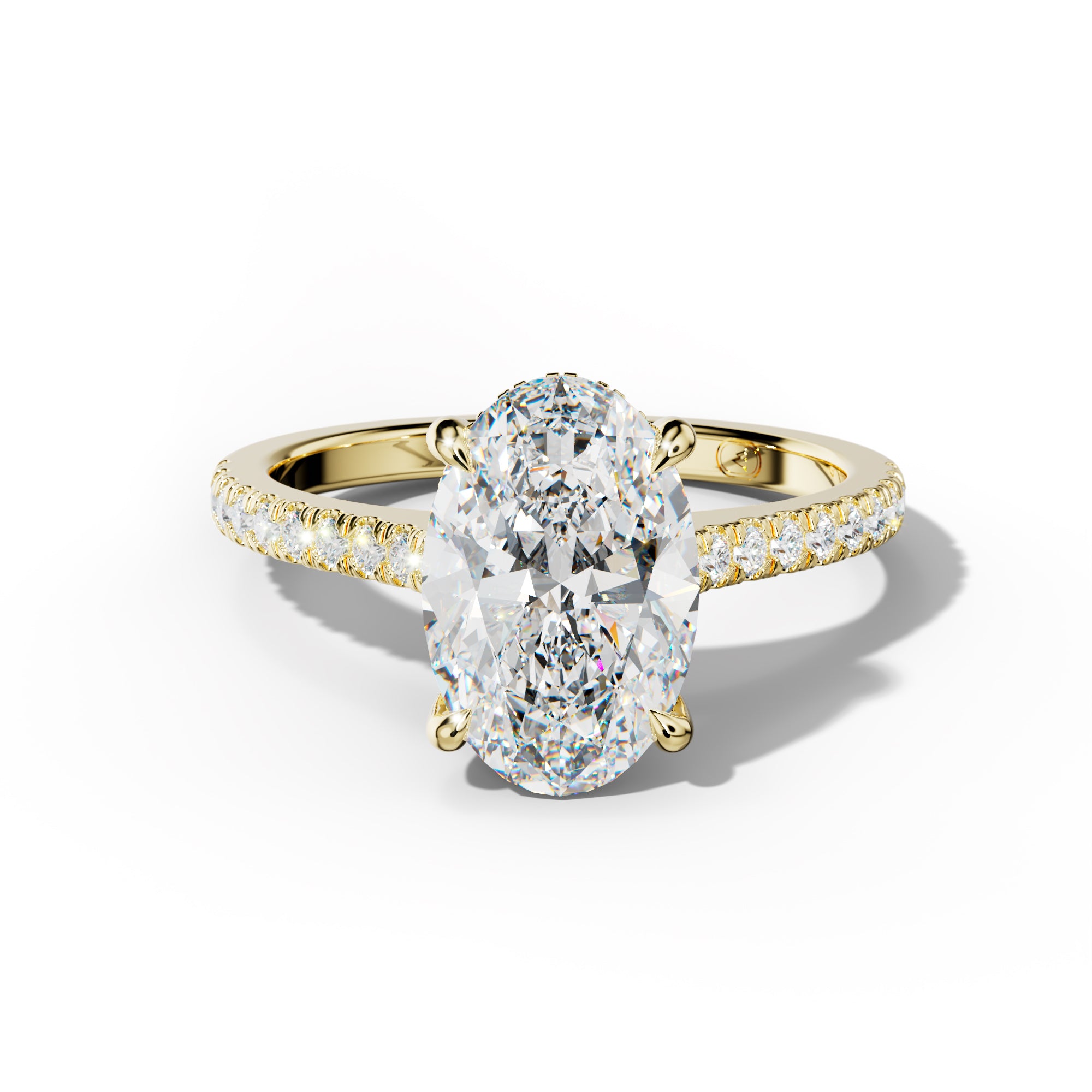 Alexis Oval Diamond Engagement Ring