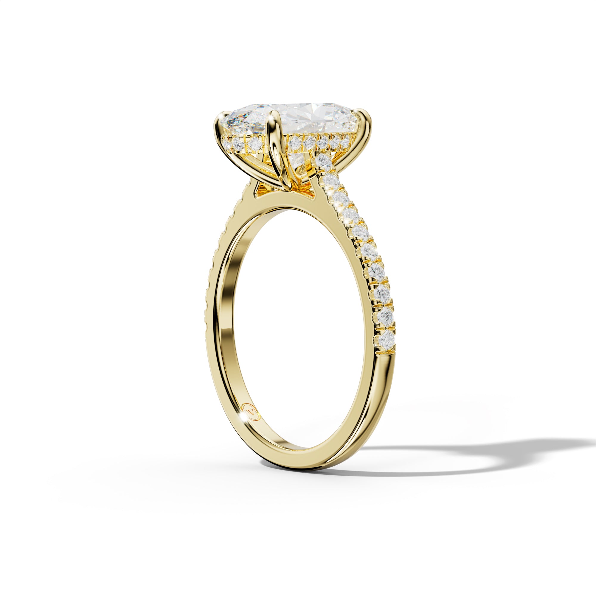 Alexis Oval Diamond Engagement Ring