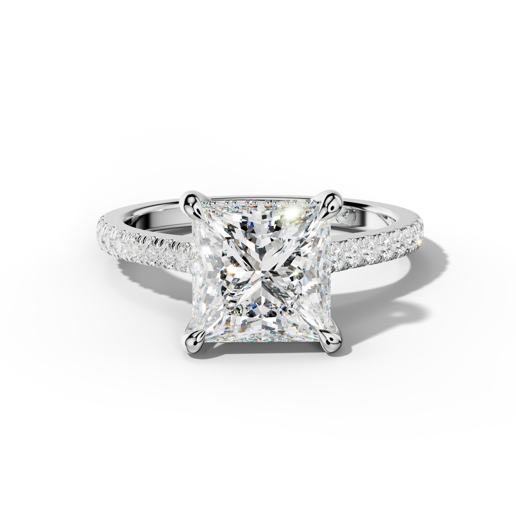 Alexis Princess Cut Engagement Ring