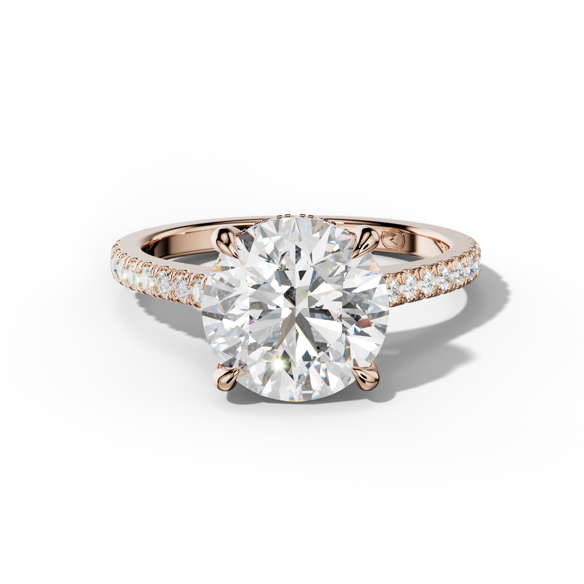 Alexis Round Diamond Engagement Ring