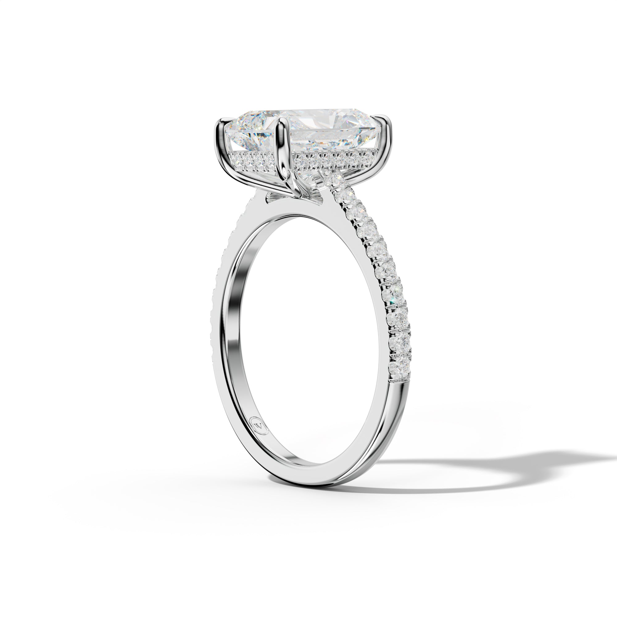 Alexis Radiant Cut Engagement Ring