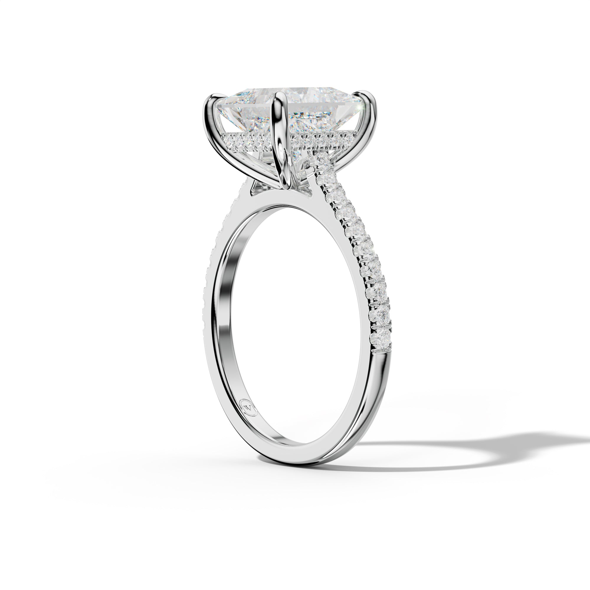 Alexis Princess Cut Engagement Ring