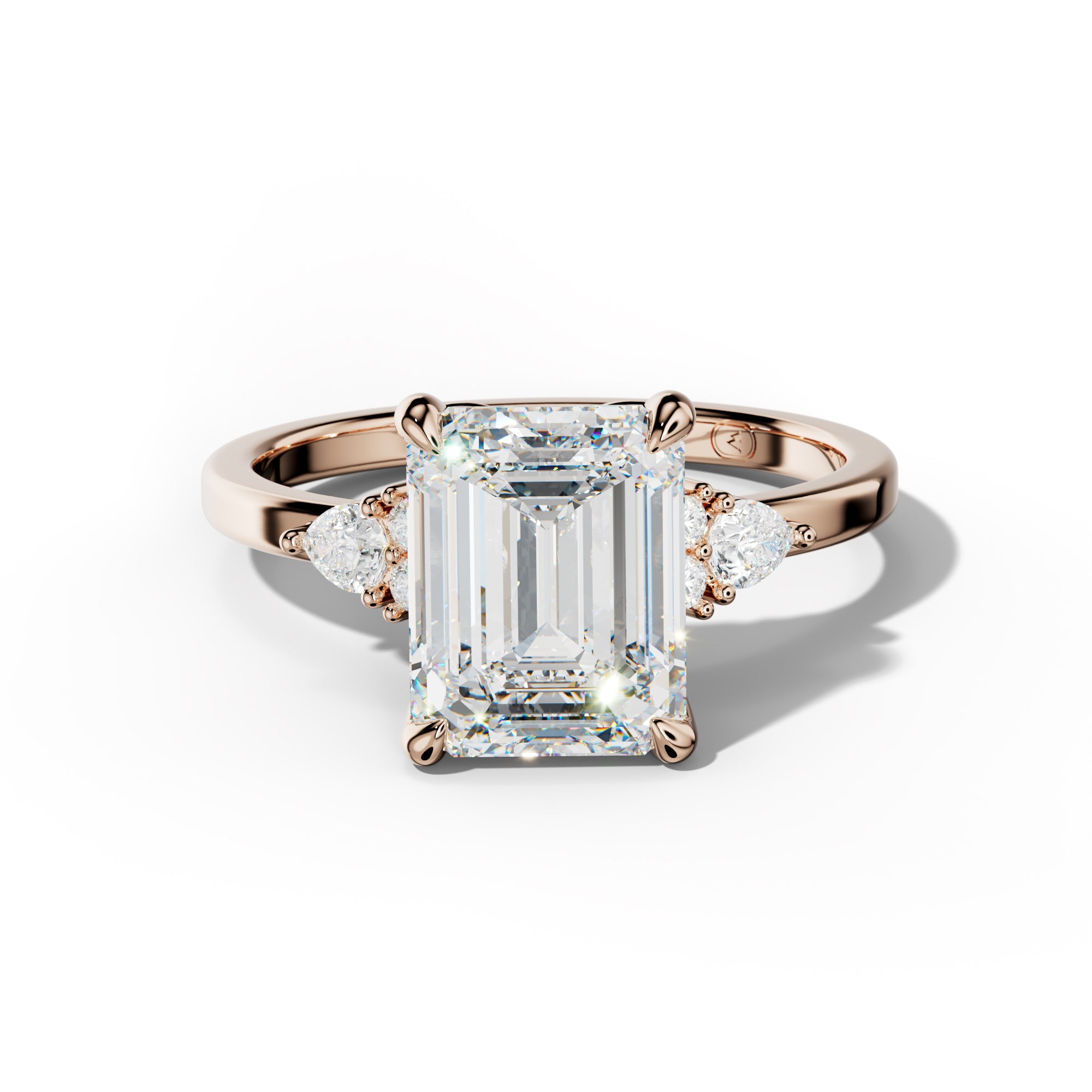 Sienna Emerald Cut Engagement Ring