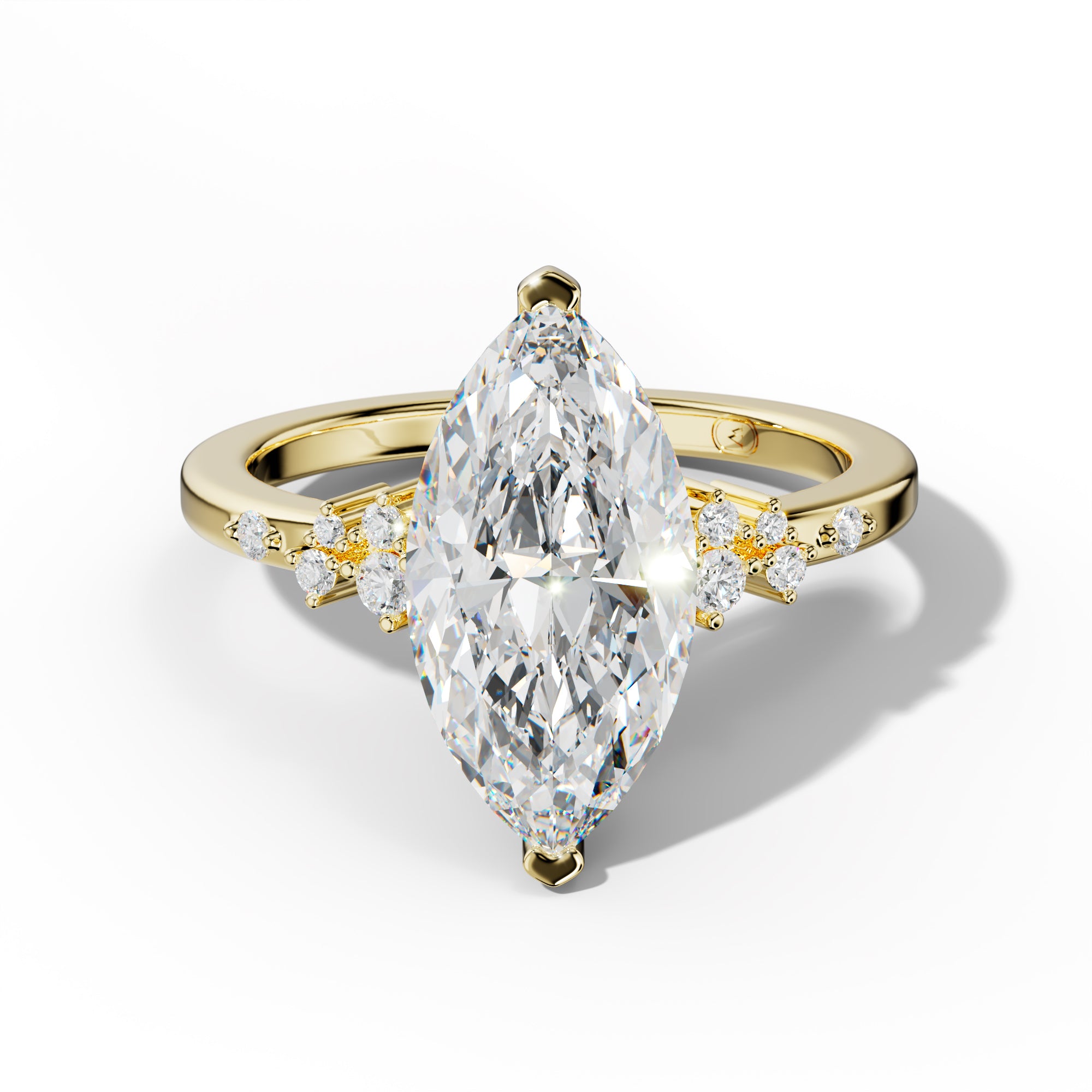 Elise Marquise Cut Engagement Ring