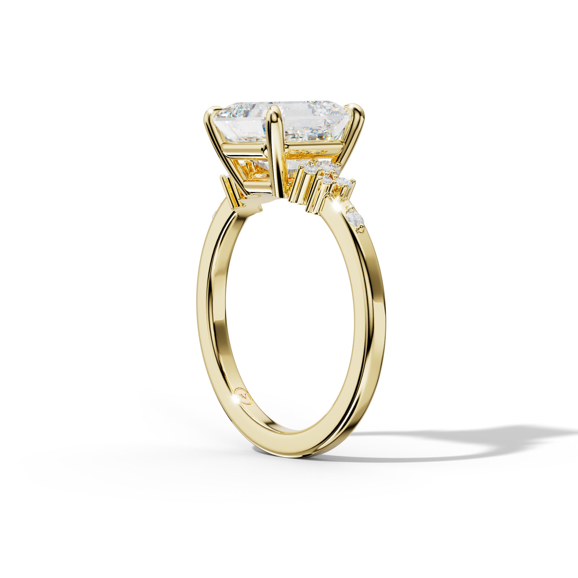 Elise Asscher Cut  Engagement Ring